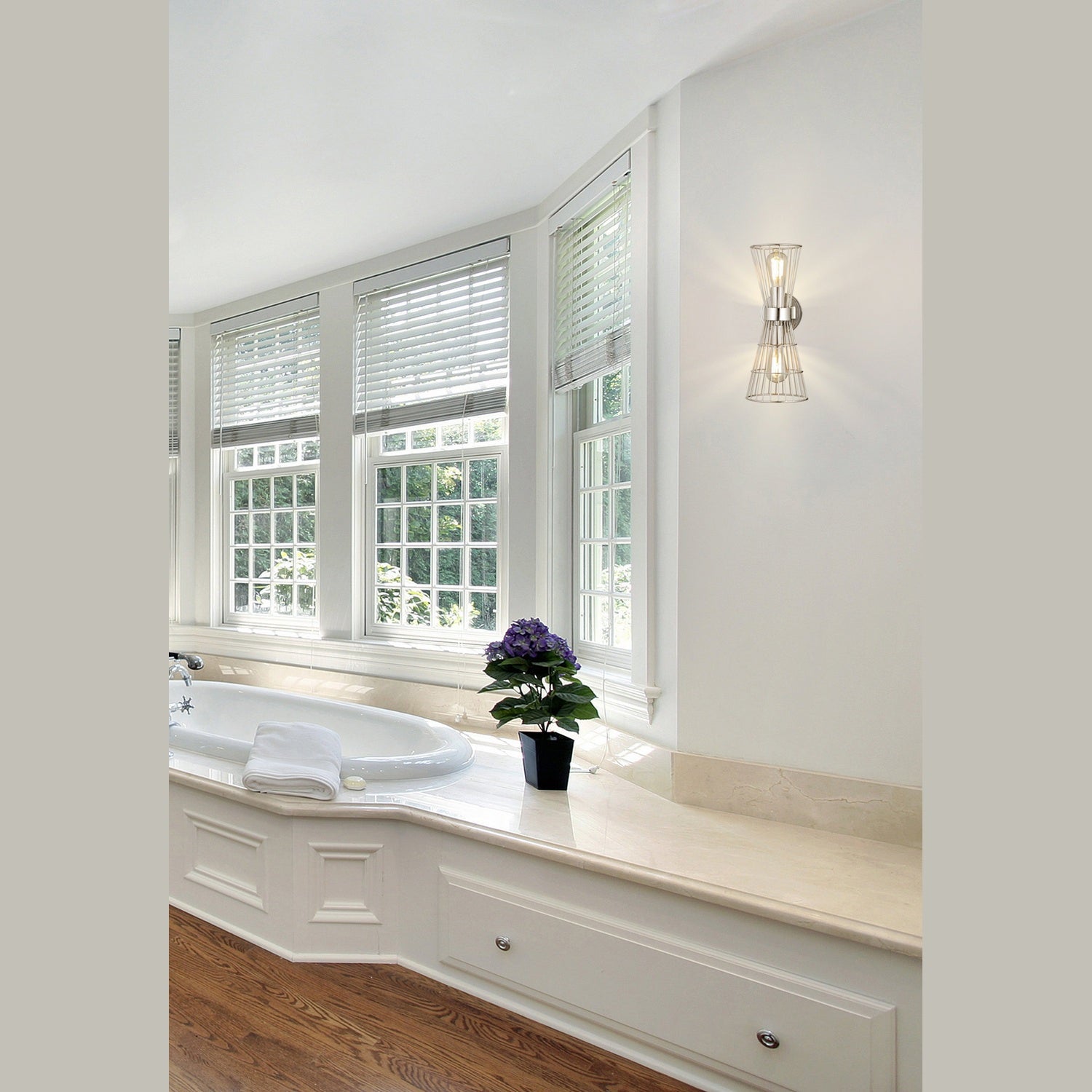 Z-Lite - 6015-2S-PN - Two Light Wall Sconce - Alito - Polished Nickel