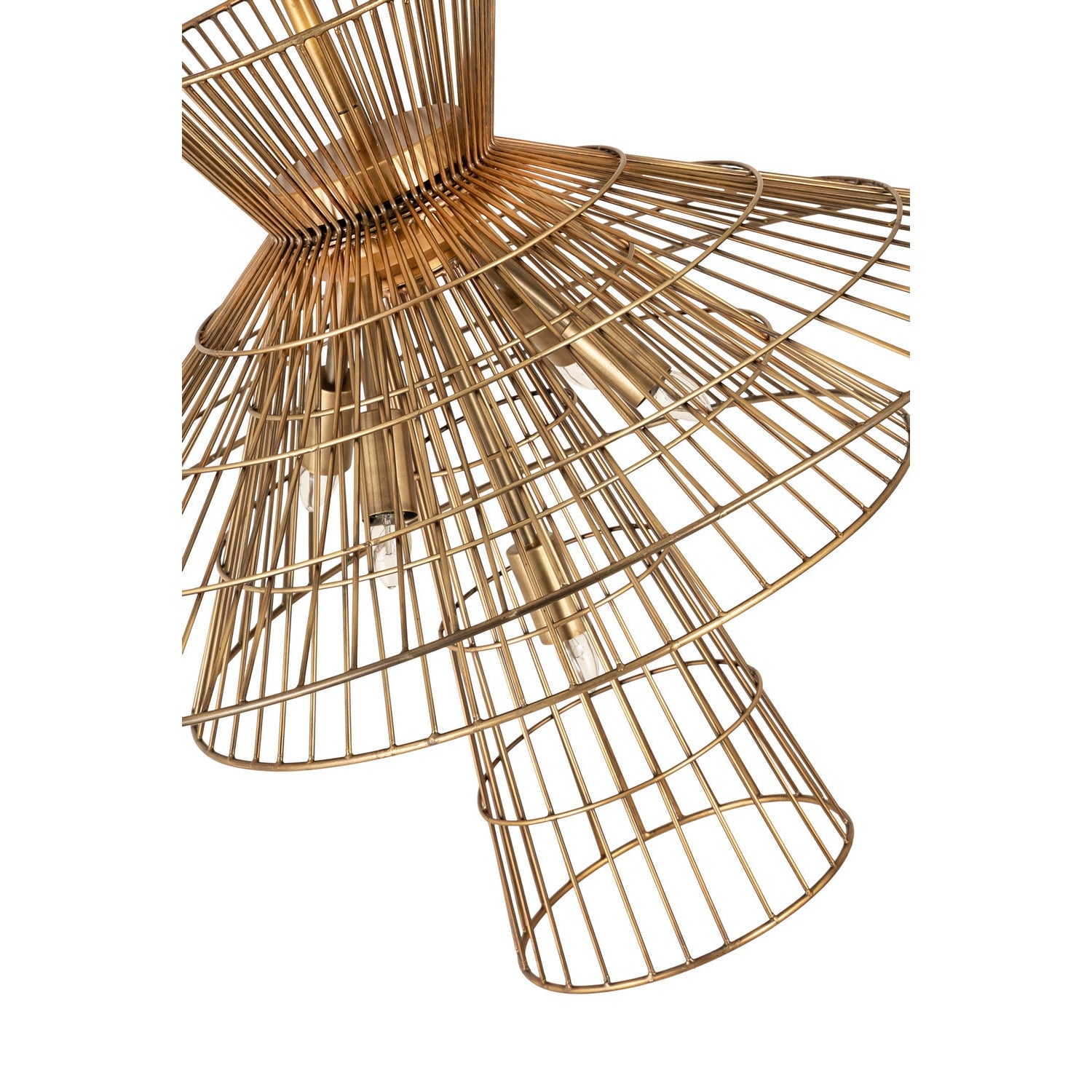 Z-Lite - 6015-6RB - Six Light Chandelier - Alito - Rubbed Brass