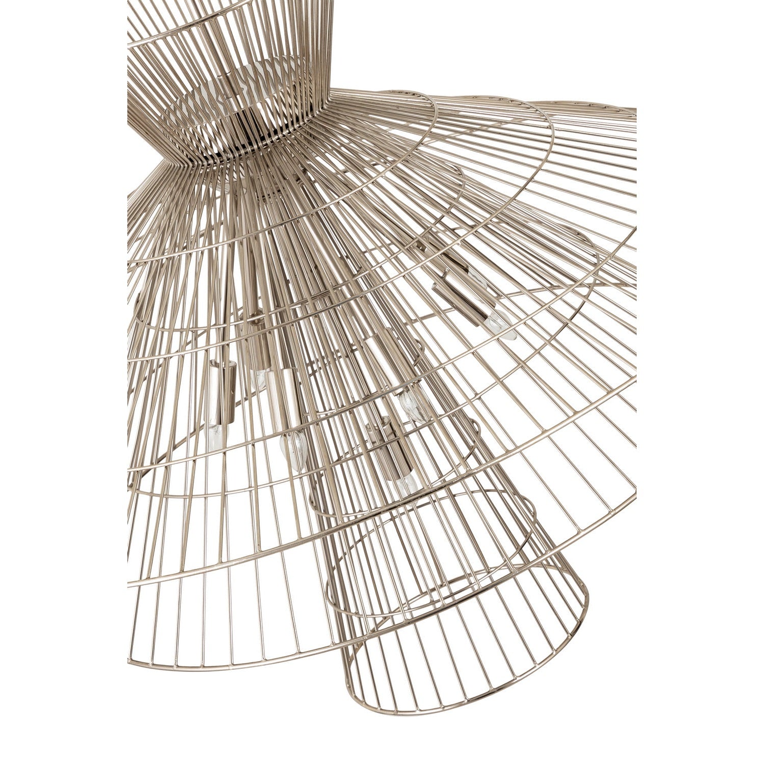 Z-Lite - 6015-8PN - Eight Light Chandelier - Alito - Polished Nickel