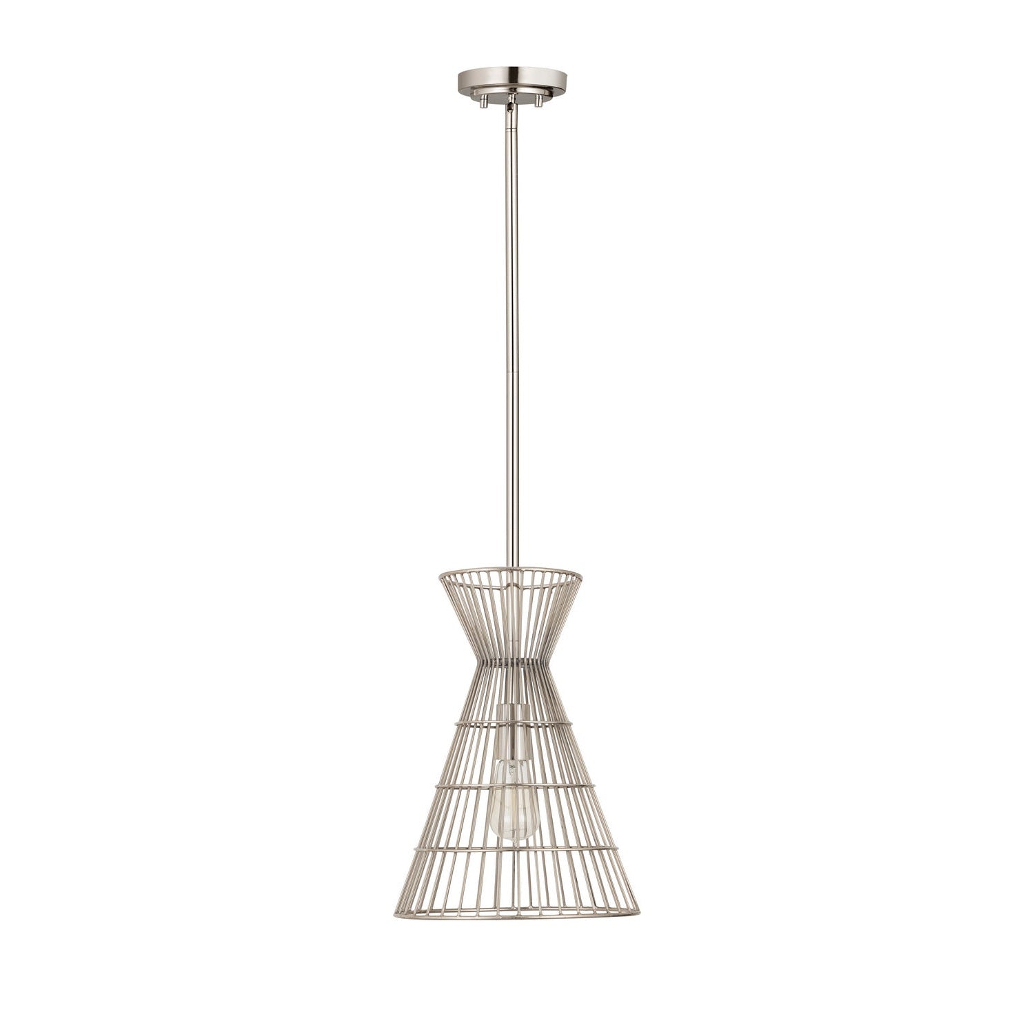 Z-Lite - 6015MP-PN - One Light Pendant - Alito - Polished Nickel