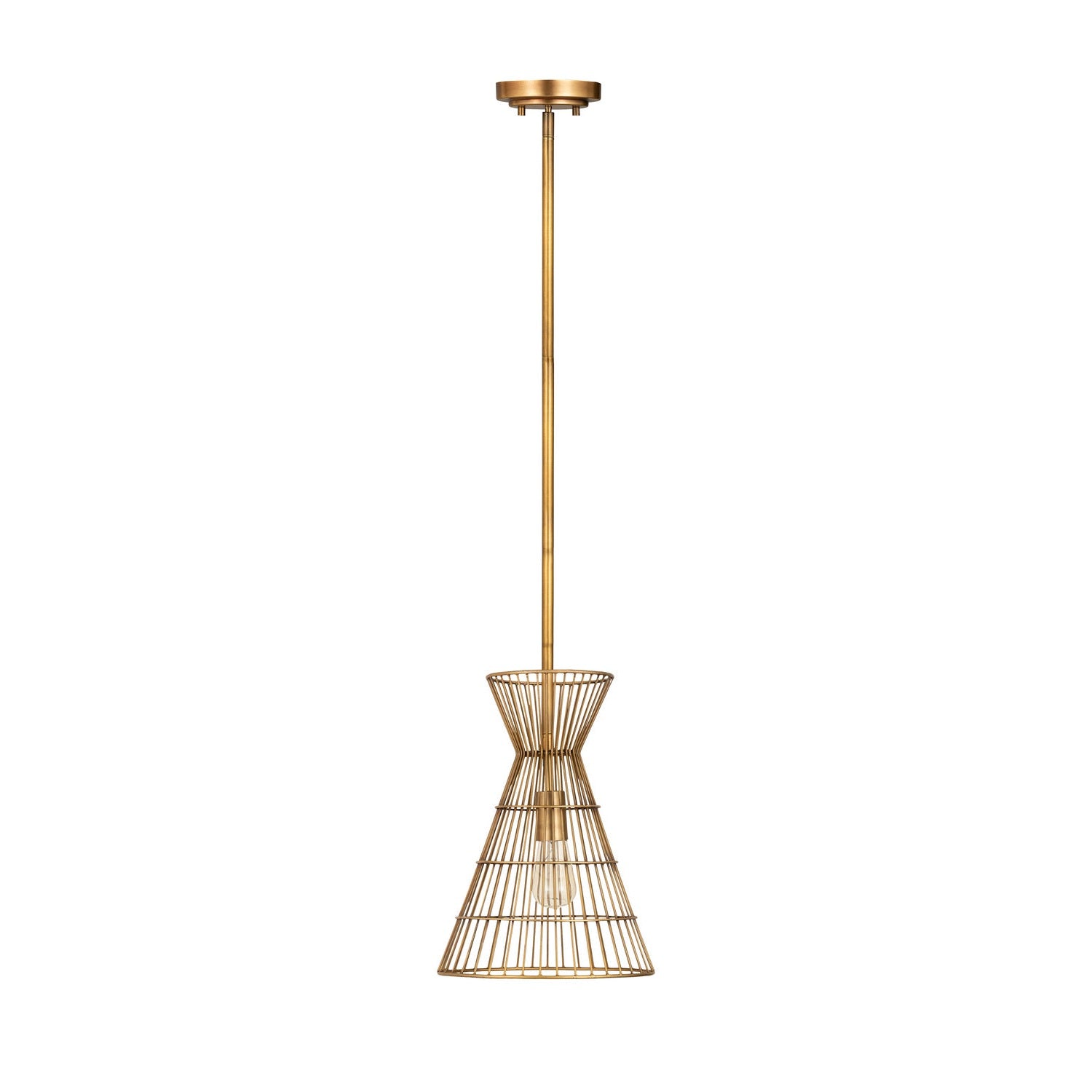 Z-Lite - 6015MP-RB - One Light Pendant - Alito - Rubbed Brass