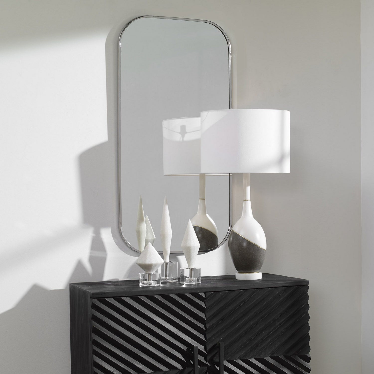 Uttermost - 09719 - Mirror - Taft - Polished Nickel