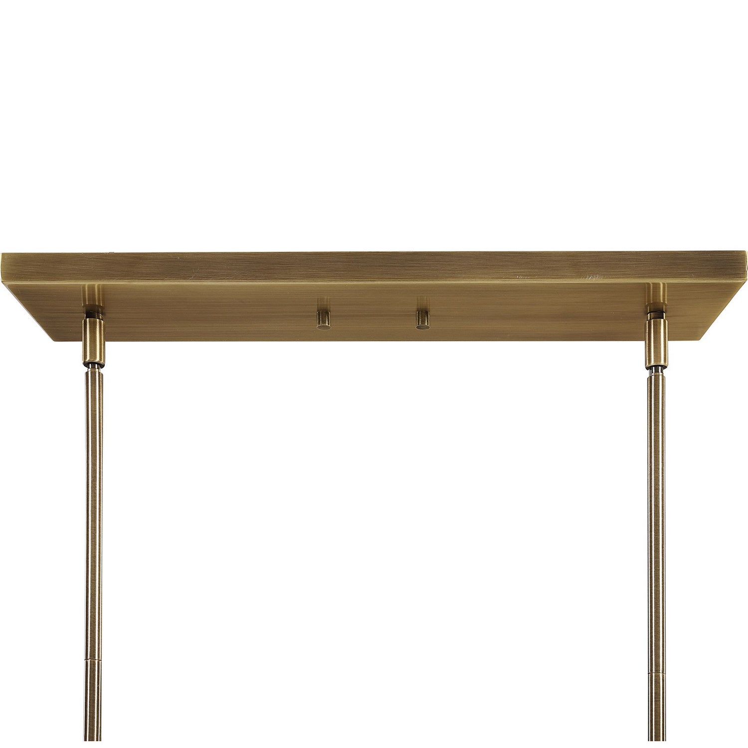 Uttermost - 21346 - Three Light Linear Chandelier - Brookdale - Aged Brass