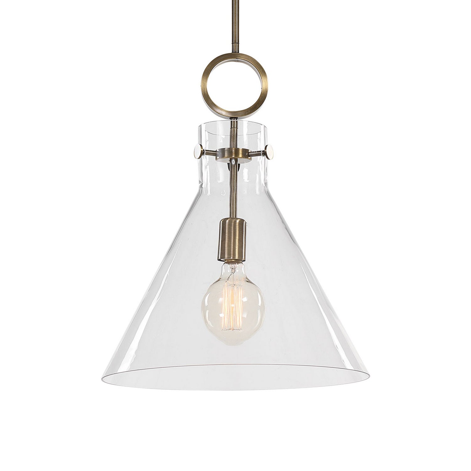 Uttermost - 21548 - One Light Pendant - Imbuto - Aged Brass