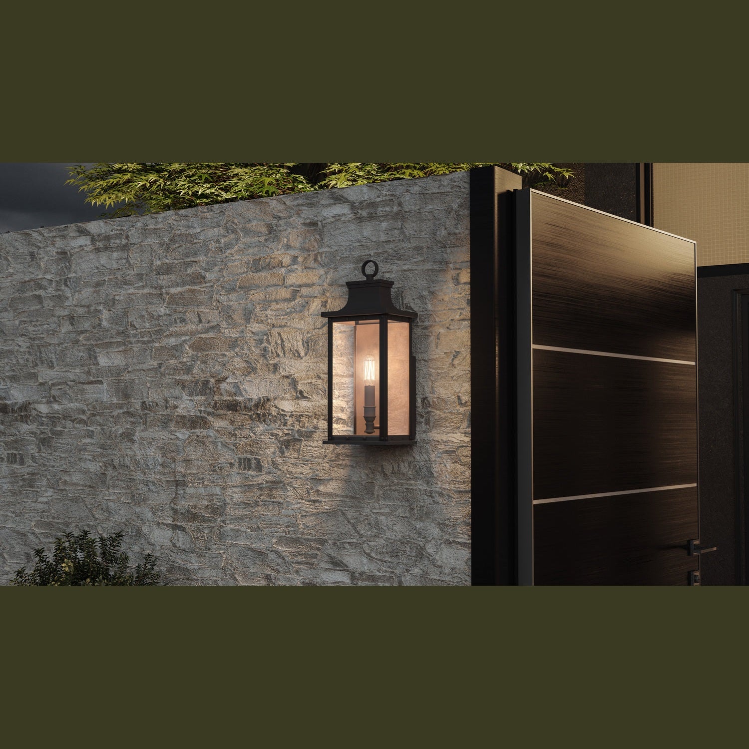 Quoizel - ABY8407OZ - One Light Outdoor Wall Mount - Abernathy - Old Bronze