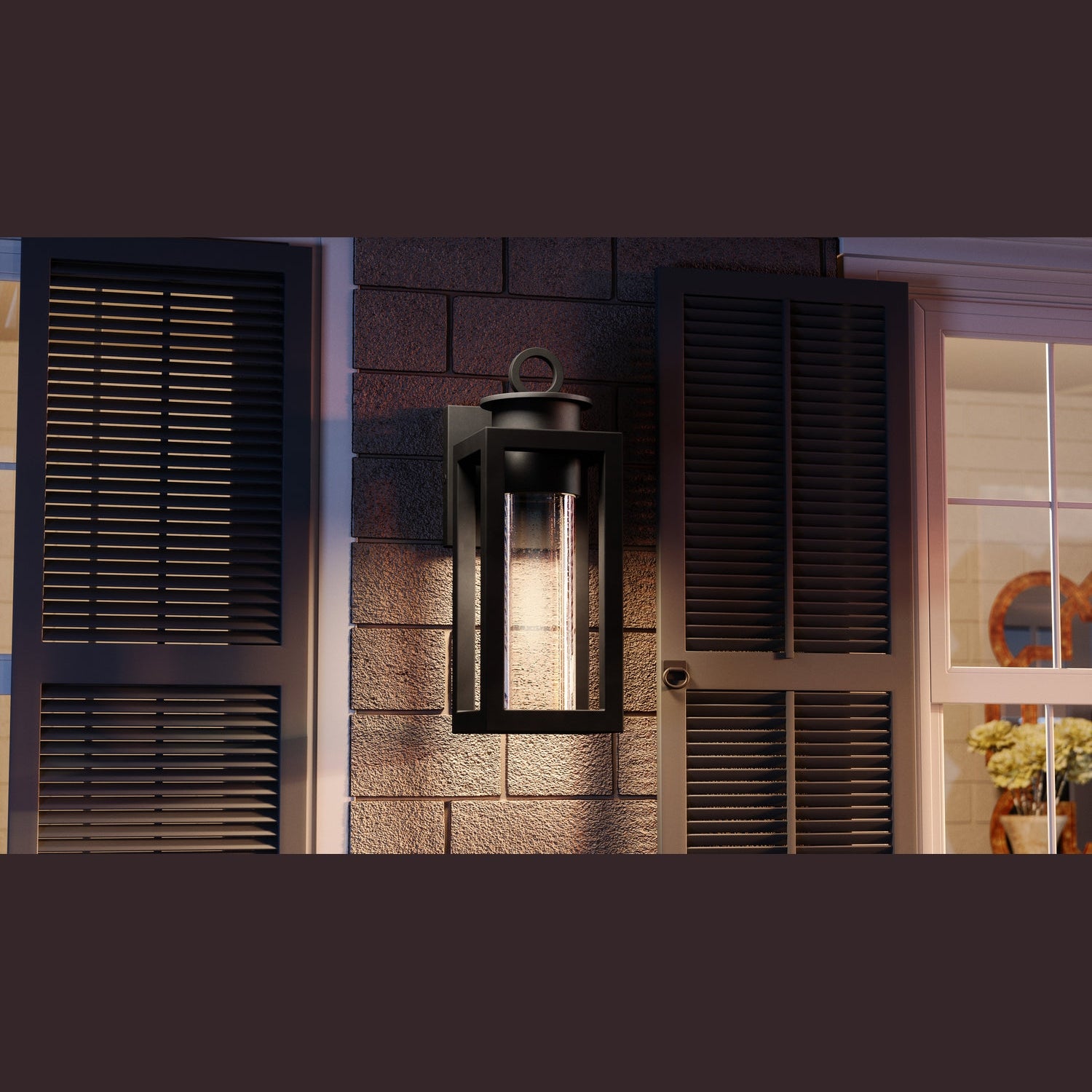 Quoizel - DGL8407MBK - One Light Outdoor Wall Mount - Donegal - Matte Black