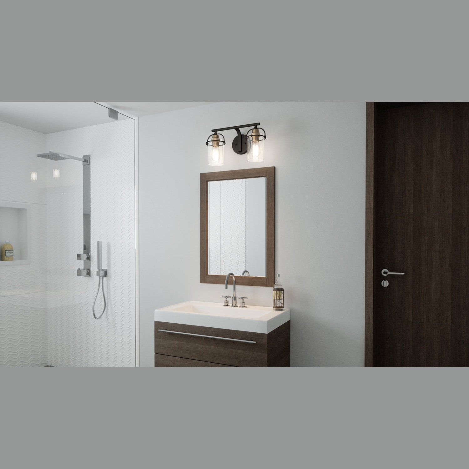 Quoizel - EMR8602MBK - Two Light Bath - Emerson - Matte Black