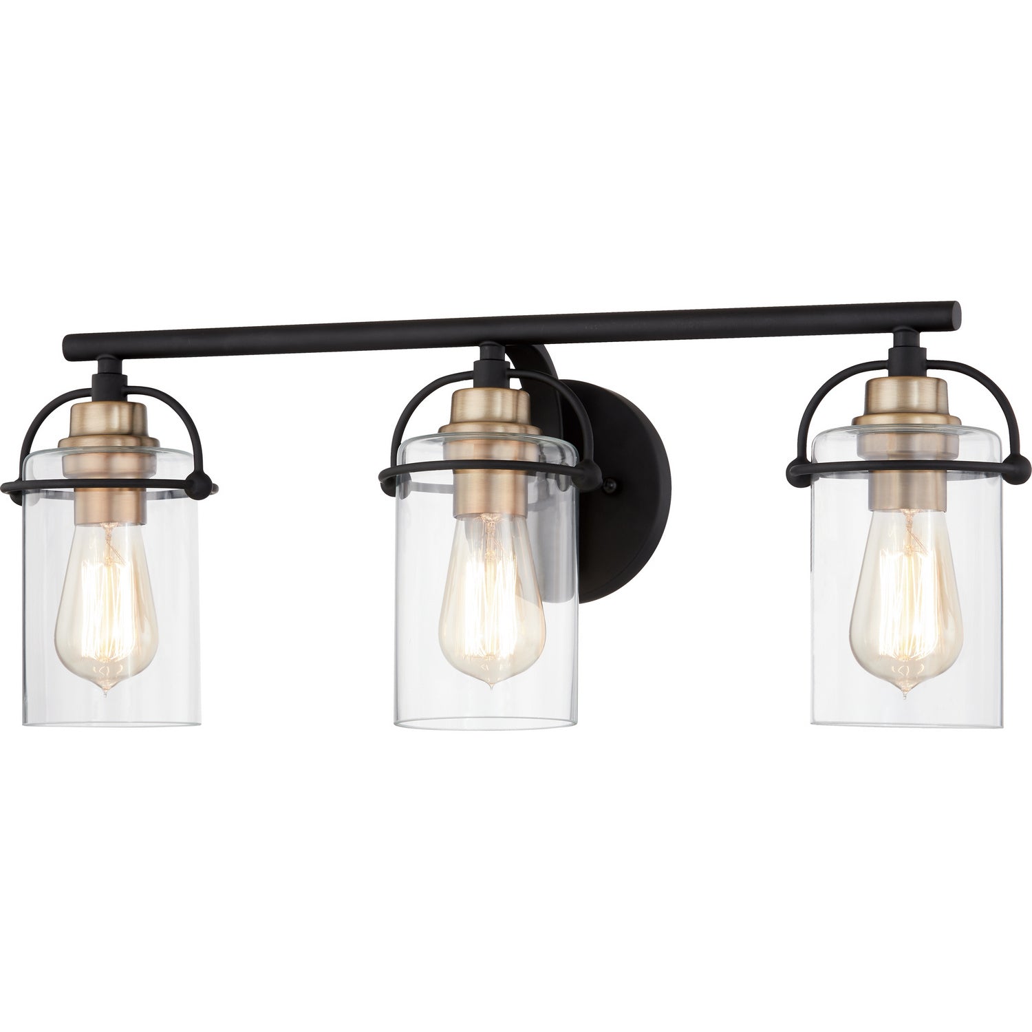 Quoizel - EMR8603MBK - Three Light Bath - Emerson - Matte Black