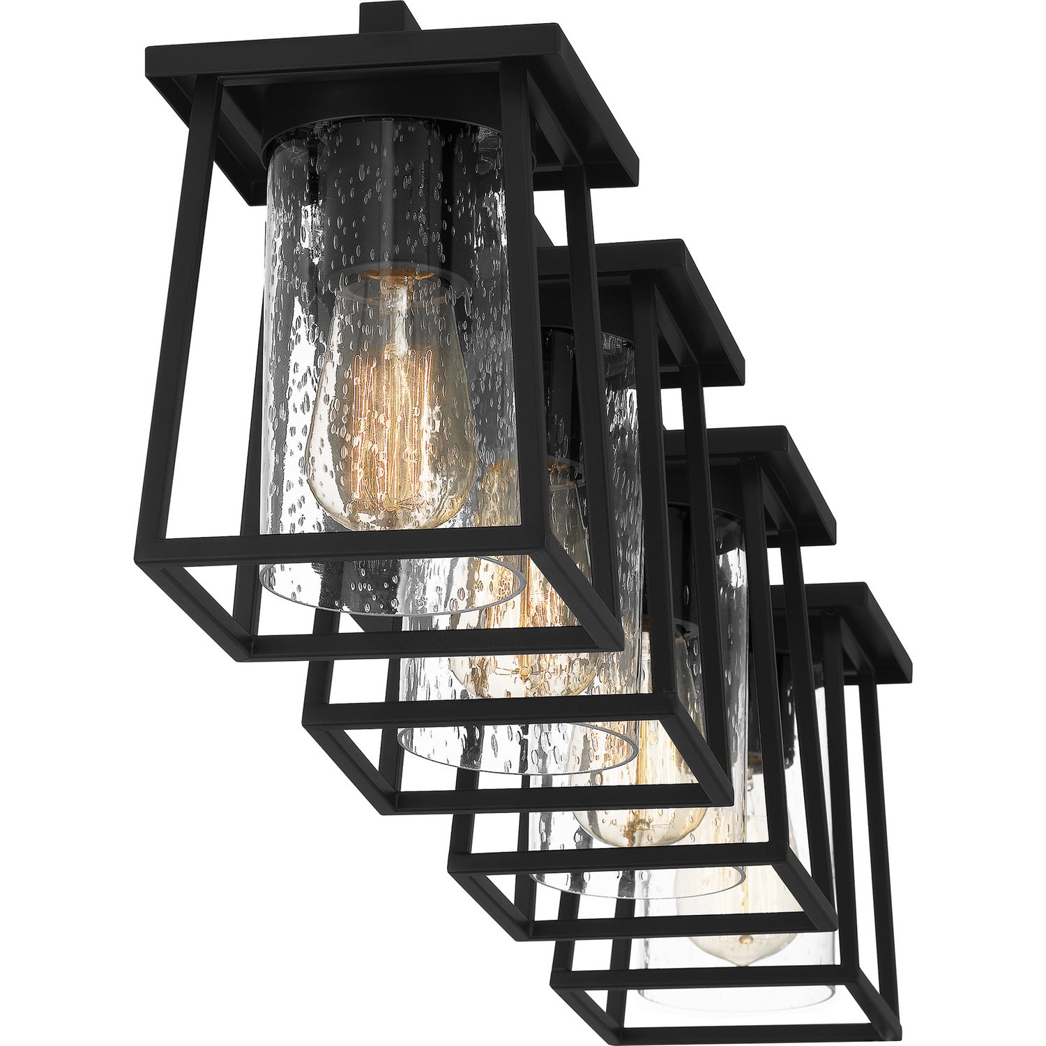 Quoizel - LDG8633MBK - Four Light Bath - Lodge - Matte Black