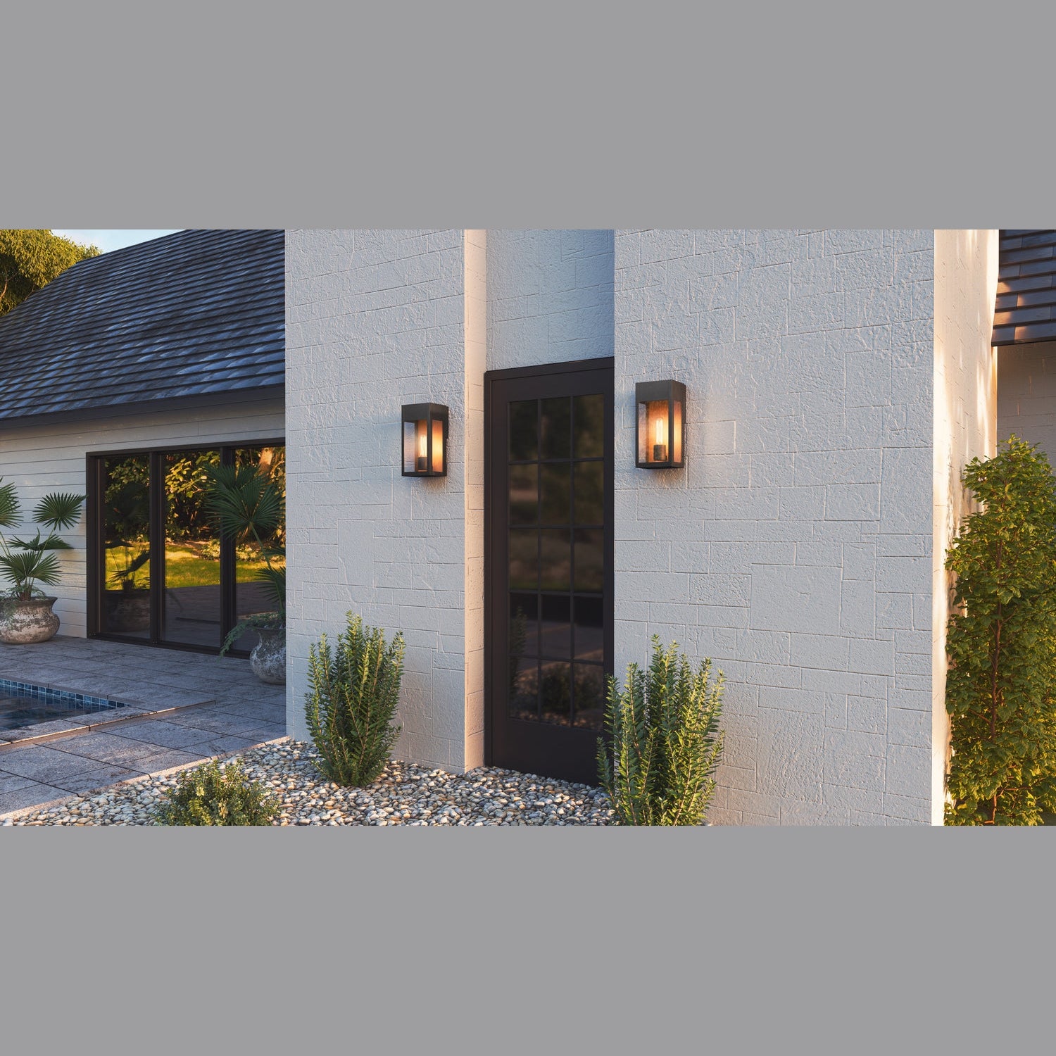 Quoizel - MAE8406MBK - One Light Outdoor Wall Mount - Maren - Matte Black