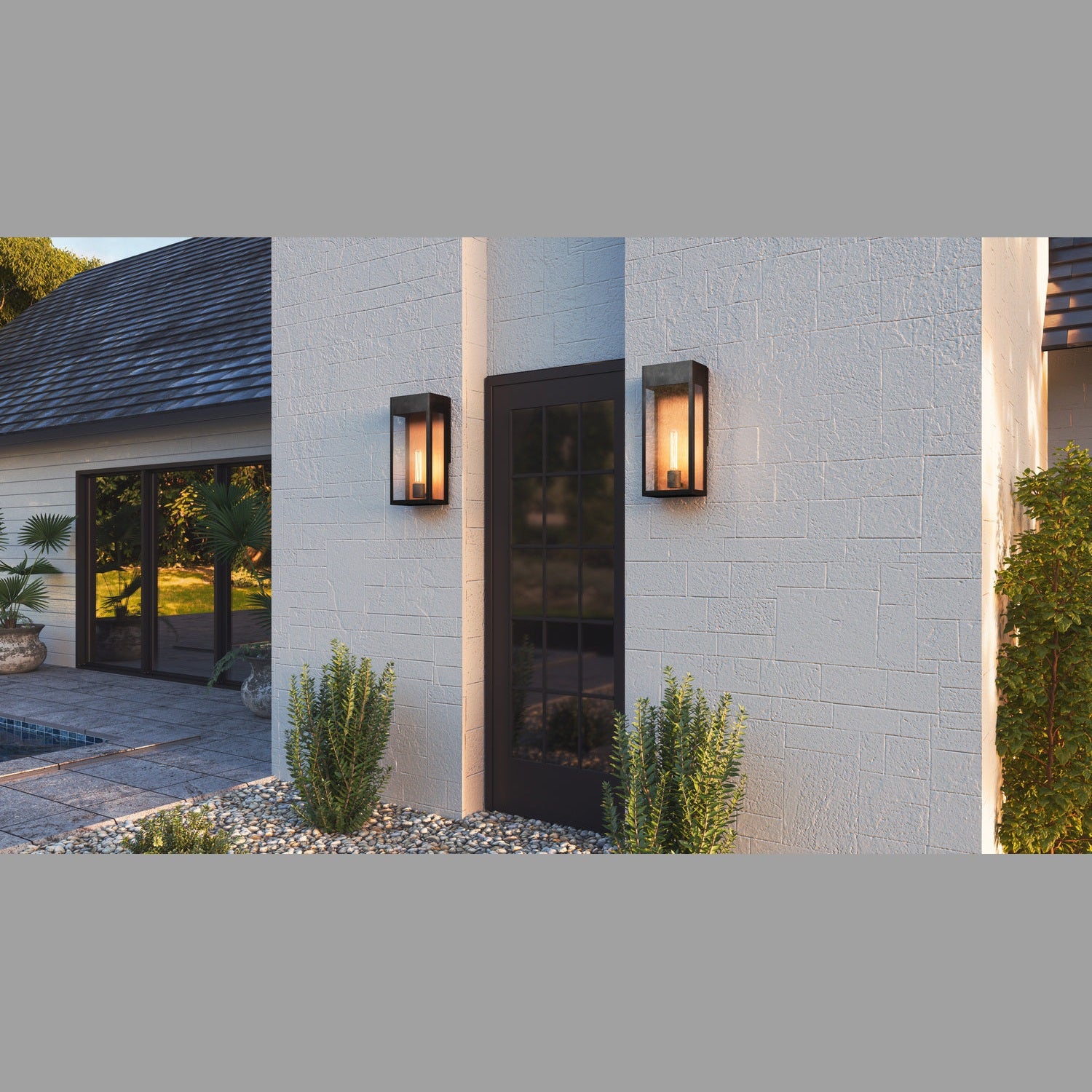 Quoizel - MAE8408MBK - One Light Outdoor Wall Mount - Maren - Matte Black