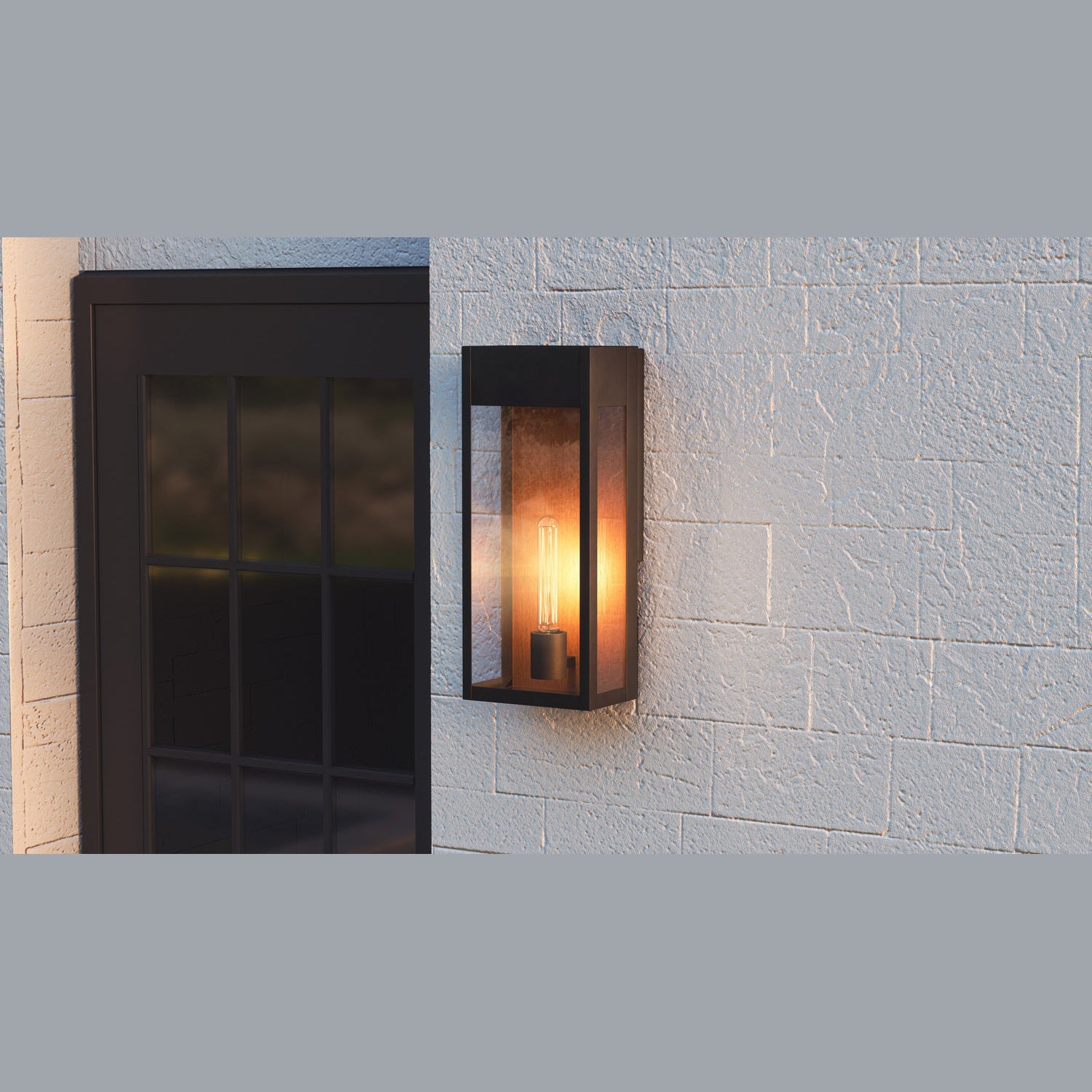 Quoizel - MAE8408MBK - One Light Outdoor Wall Mount - Maren - Matte Black