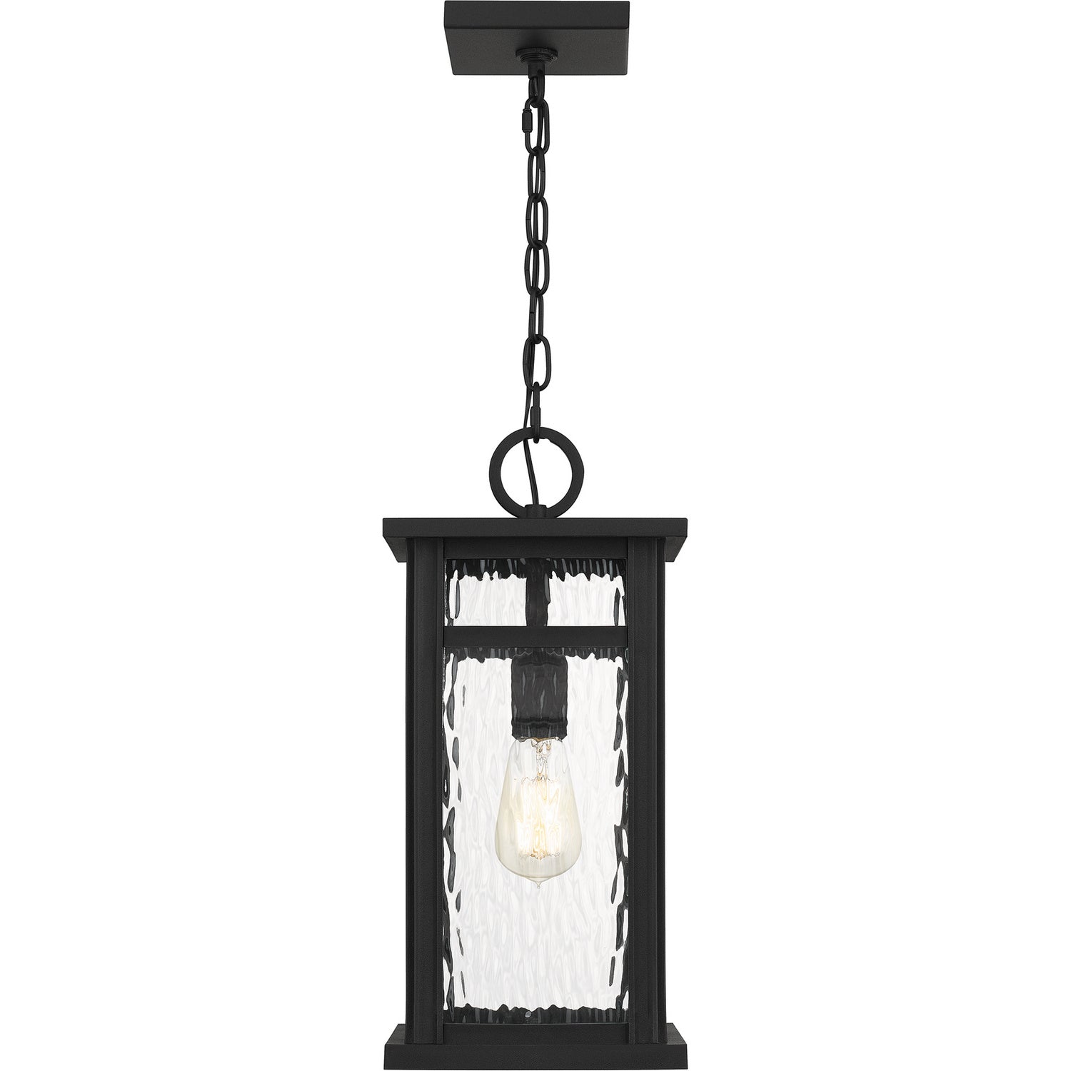 Quoizel - MOI1908EK - One Light Outdoor Hanging Lantern - Moira - Earth Black