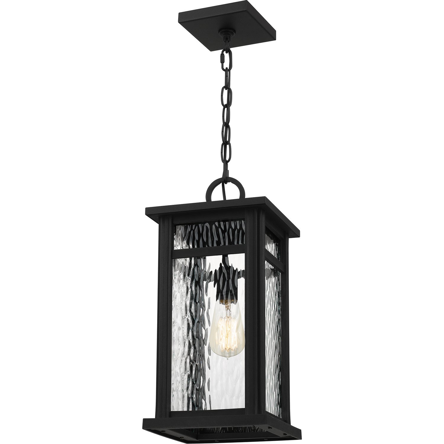 Quoizel - MOI1908EK - One Light Outdoor Hanging Lantern - Moira - Earth Black
