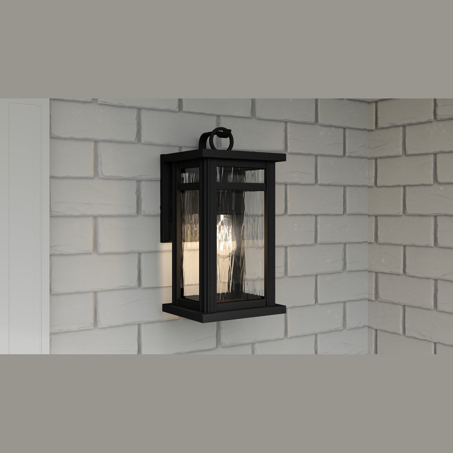 ルサロンディ　マドモアゼルファーン　ブラック Quoizel - MOI8409EK - One Light Outdoor Wall Mount - Moira - Earth