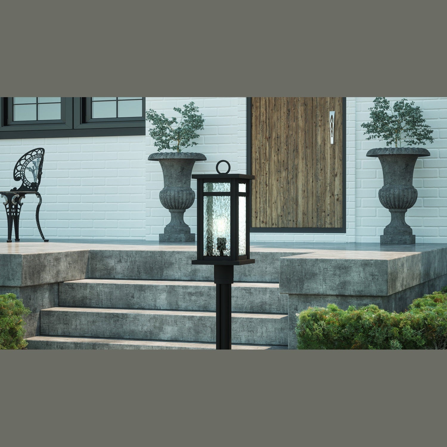 Quoizel - MOI9008EK - One Light Outdoor Post Mount - Moira - Earth Black