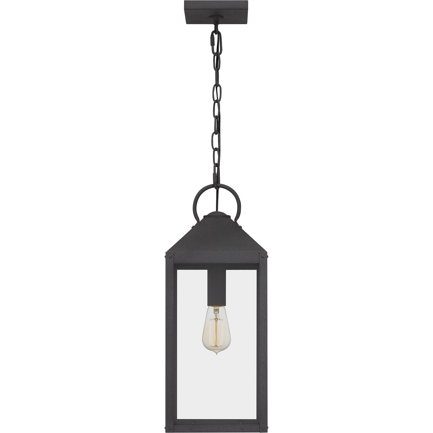 Quoizel - TPE1908MB - One Light Outdoor Hanging Lantern - Thorpe - Mottled Black