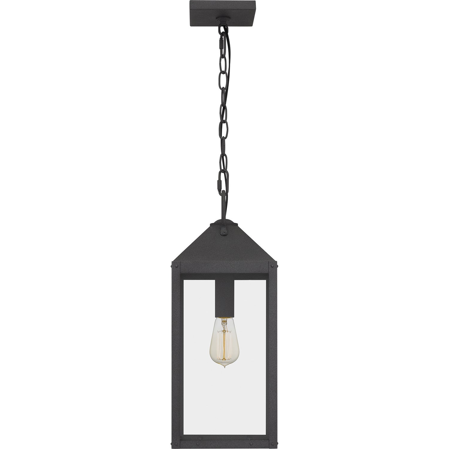 Quoizel - TPE1908MB - One Light Outdoor Hanging Lantern - Thorpe - Mottled Black