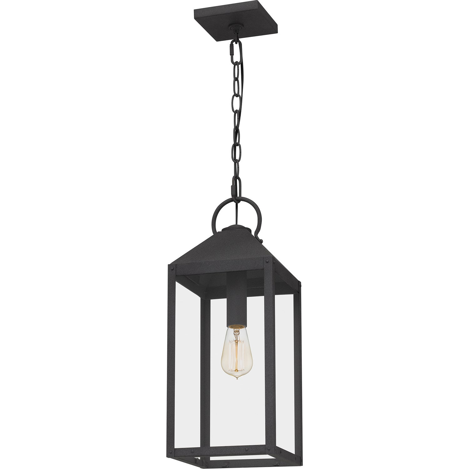 Quoizel - TPE1908MB - One Light Outdoor Hanging Lantern - Thorpe - Mottled Black