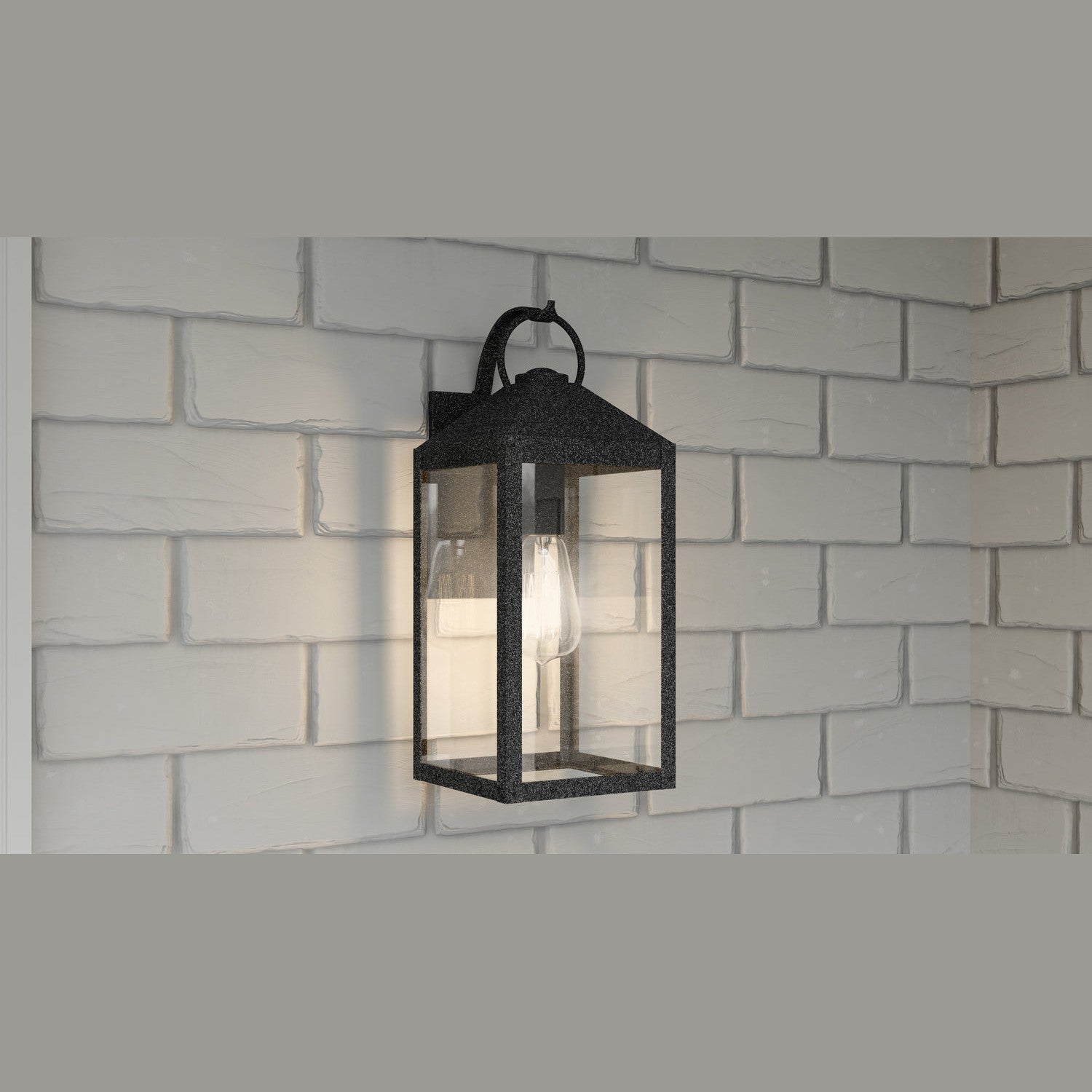 Quoizel - TPE8406MB - One Light Outdoor Wall Mount - Thorpe - Mottled Black