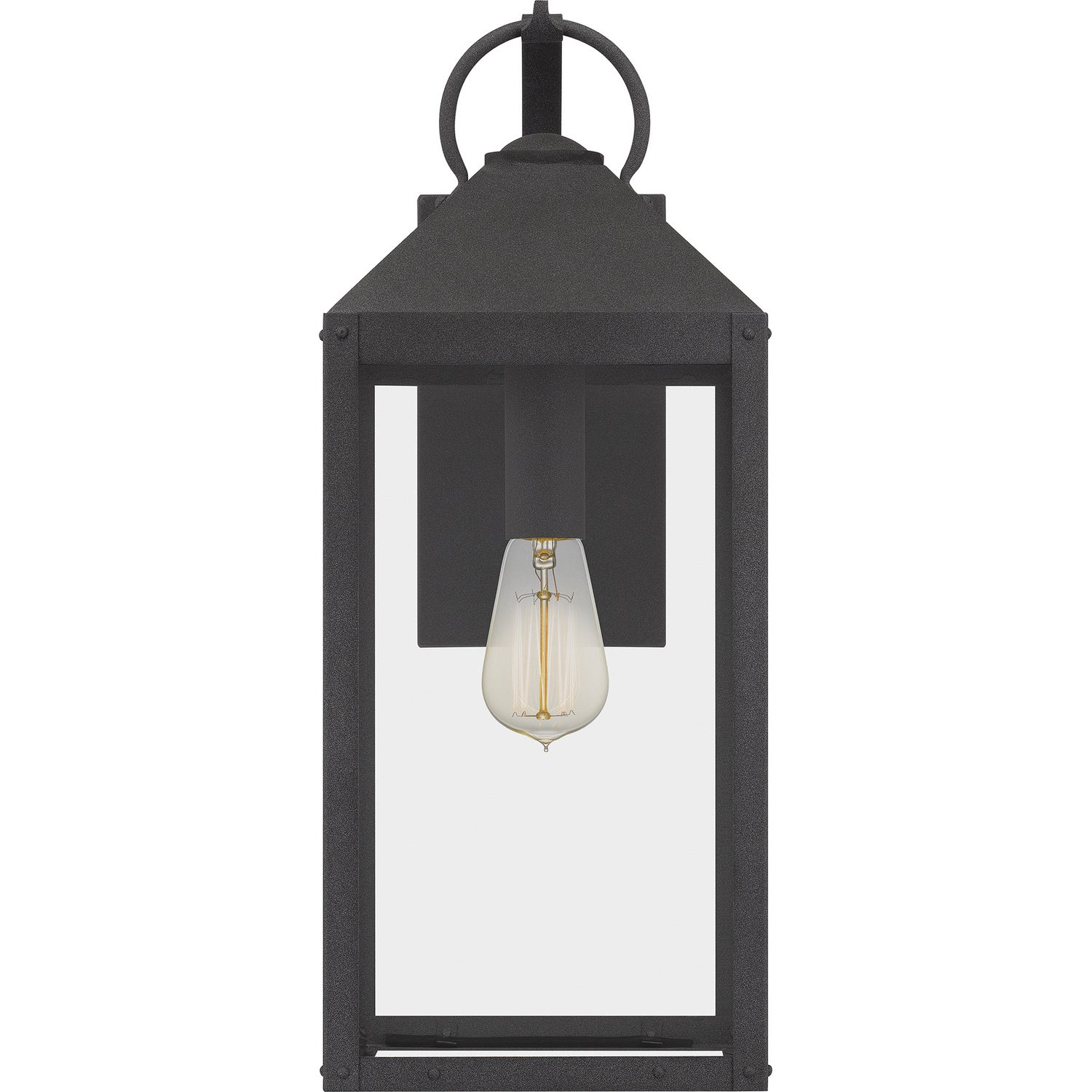 Quoizel - TPE8408MB - One Light Outdoor Wall Mount - Thorpe - Mottled Black