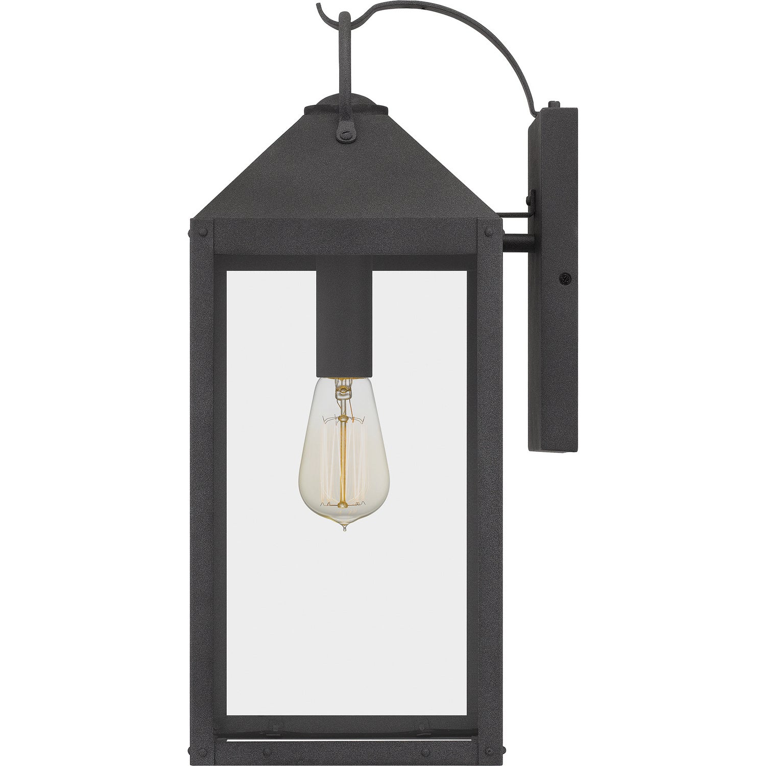 Quoizel - TPE8408MB - One Light Outdoor Wall Mount - Thorpe - Mottled Black