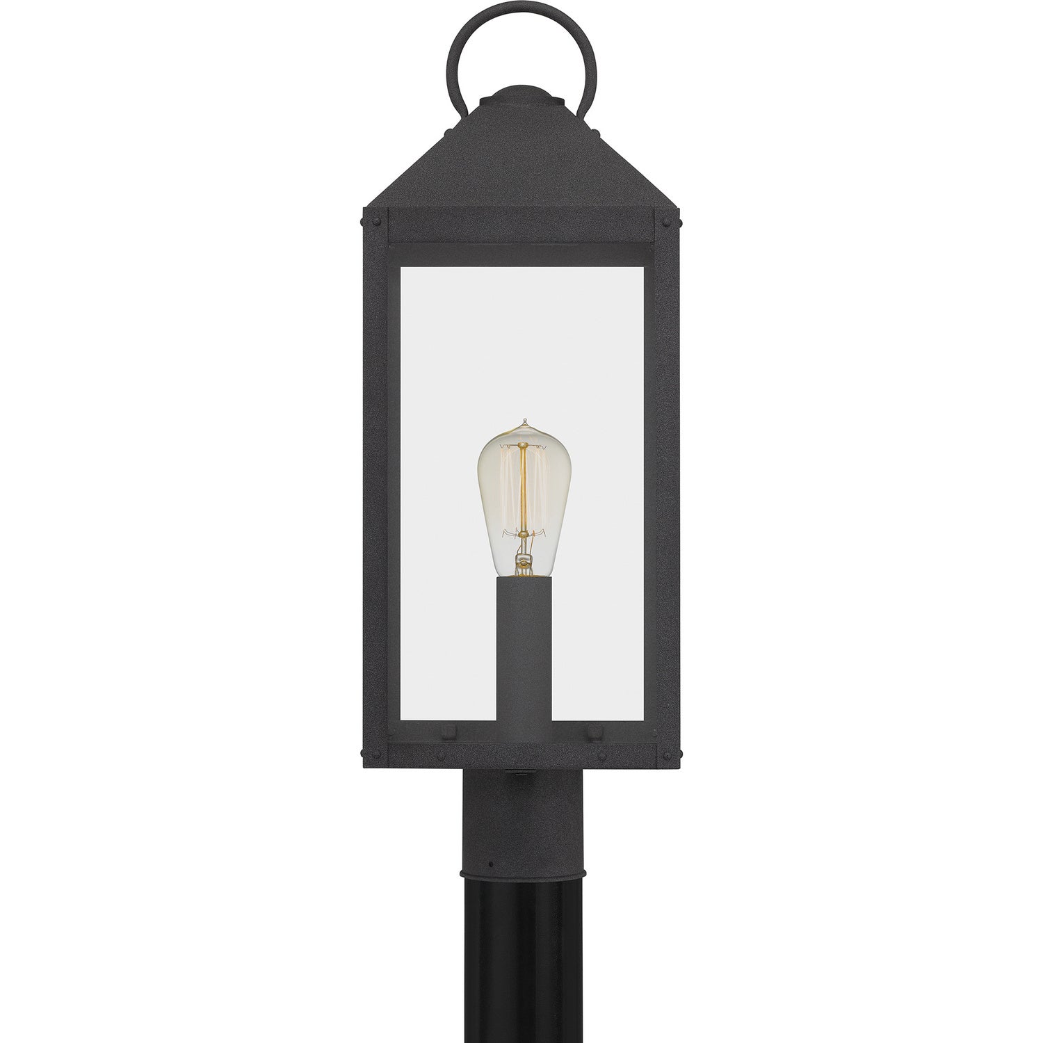 Quoizel - TPE9008MB - One Light Outdoor Post Mount - Thorpe - Mottled Black