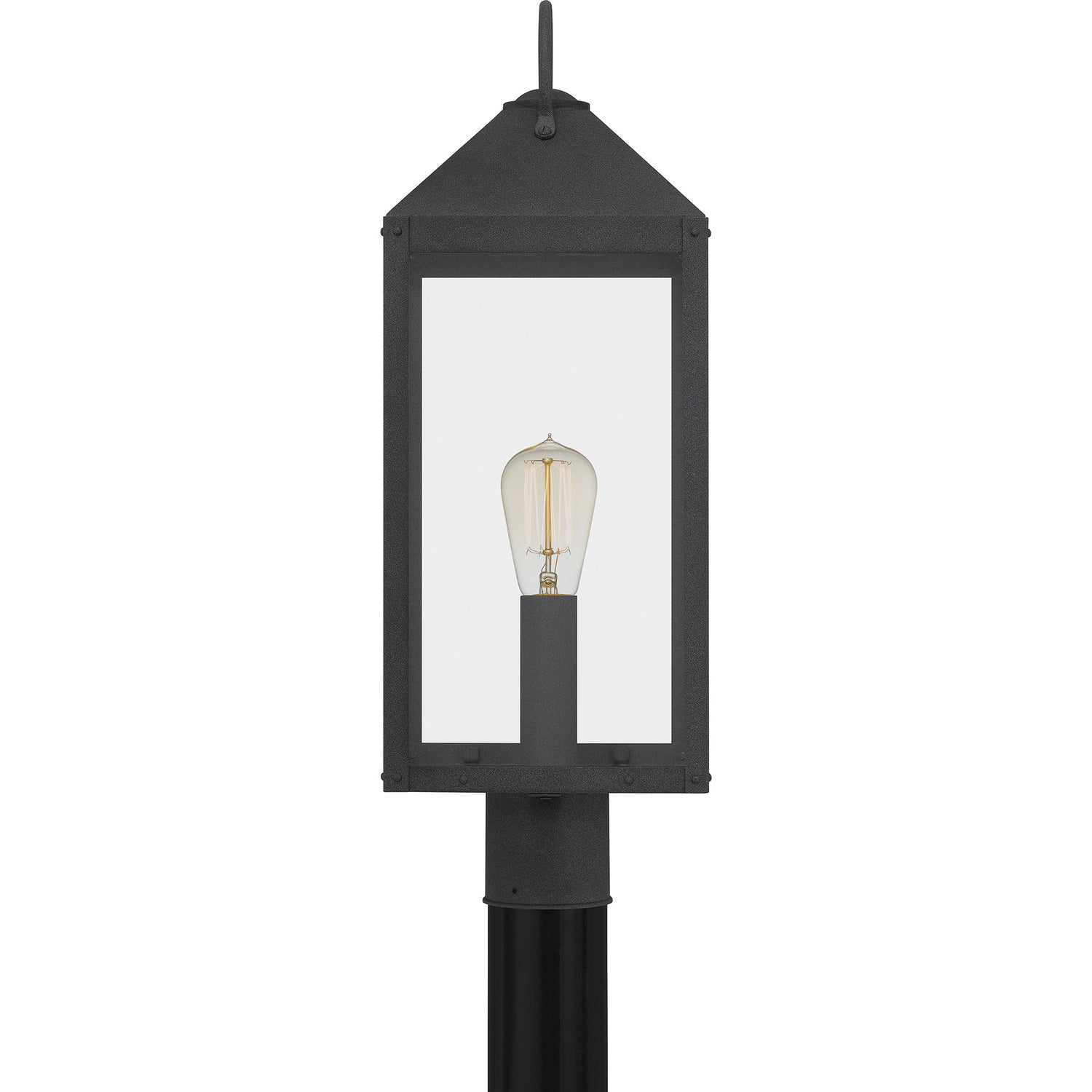 Quoizel - TPE9008MB - One Light Outdoor Post Mount - Thorpe - Mottled Black