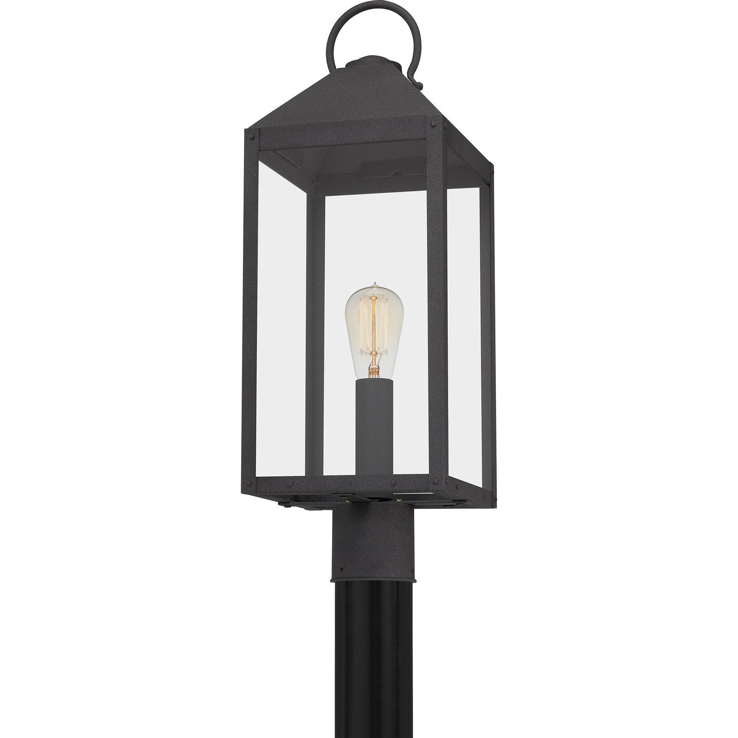 Quoizel - TPE9008MB - One Light Outdoor Post Mount - Thorpe - Mottled Black