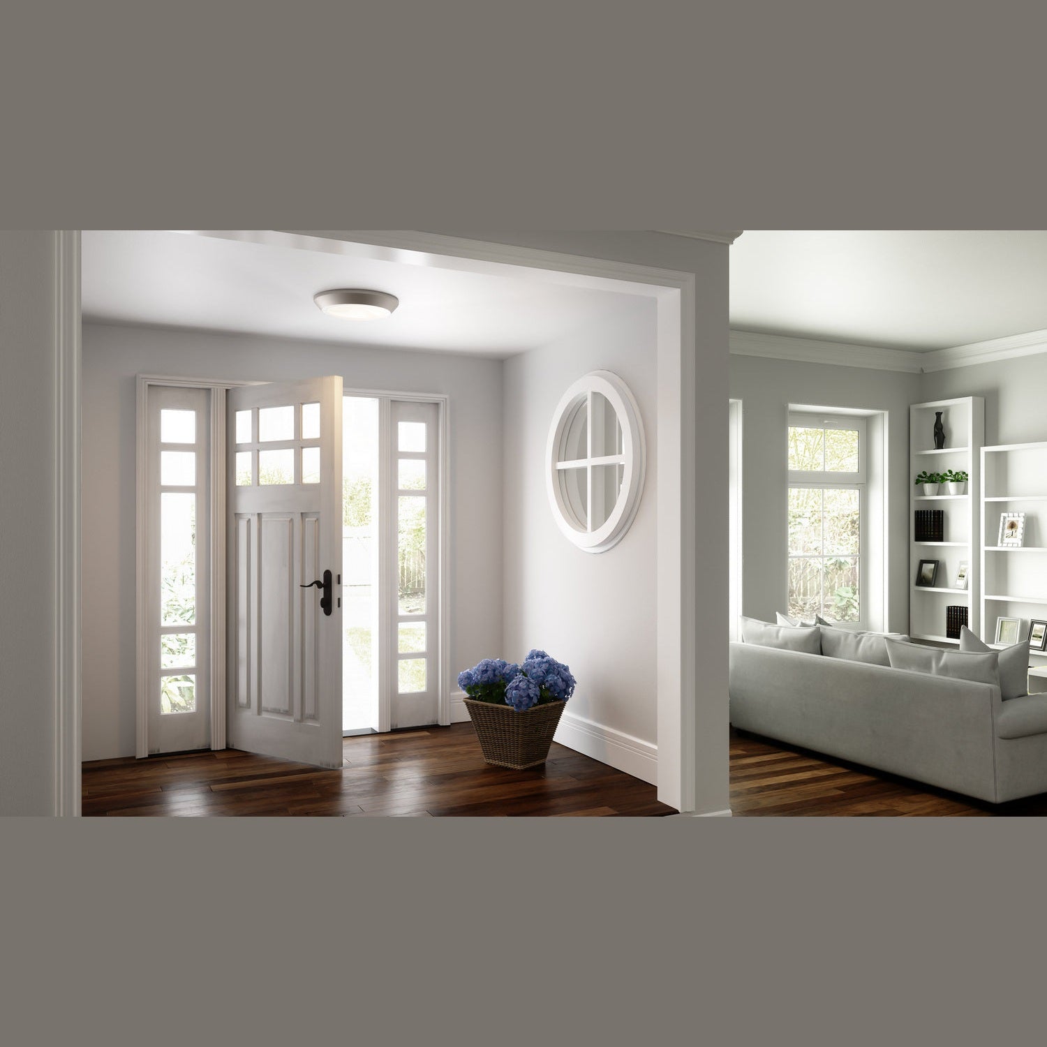 Quoizel - VRG1605BN - LED Flush Mount - Verge - Brushed Nickel
