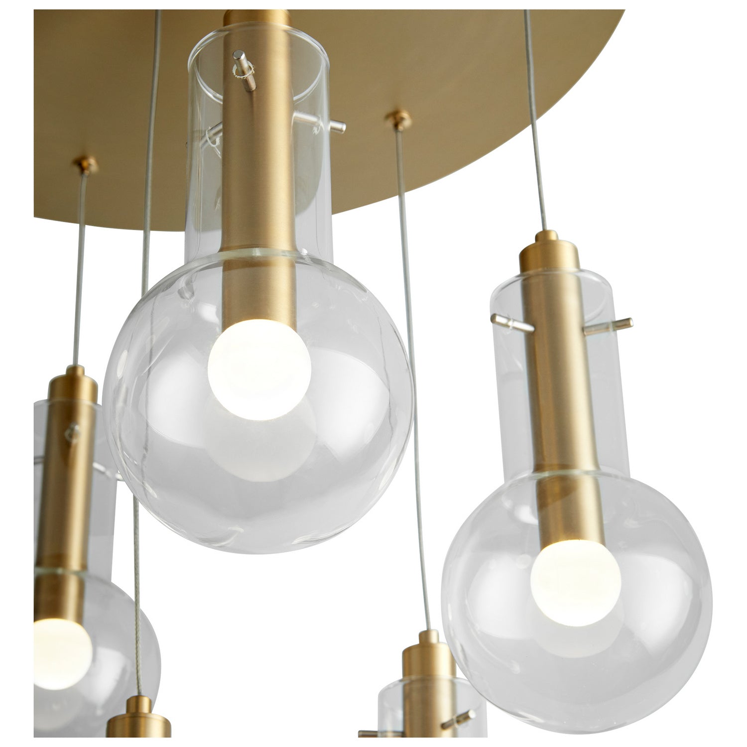 Quorum - 3-674-40 - LED Pendant - Primo - Aged Brass