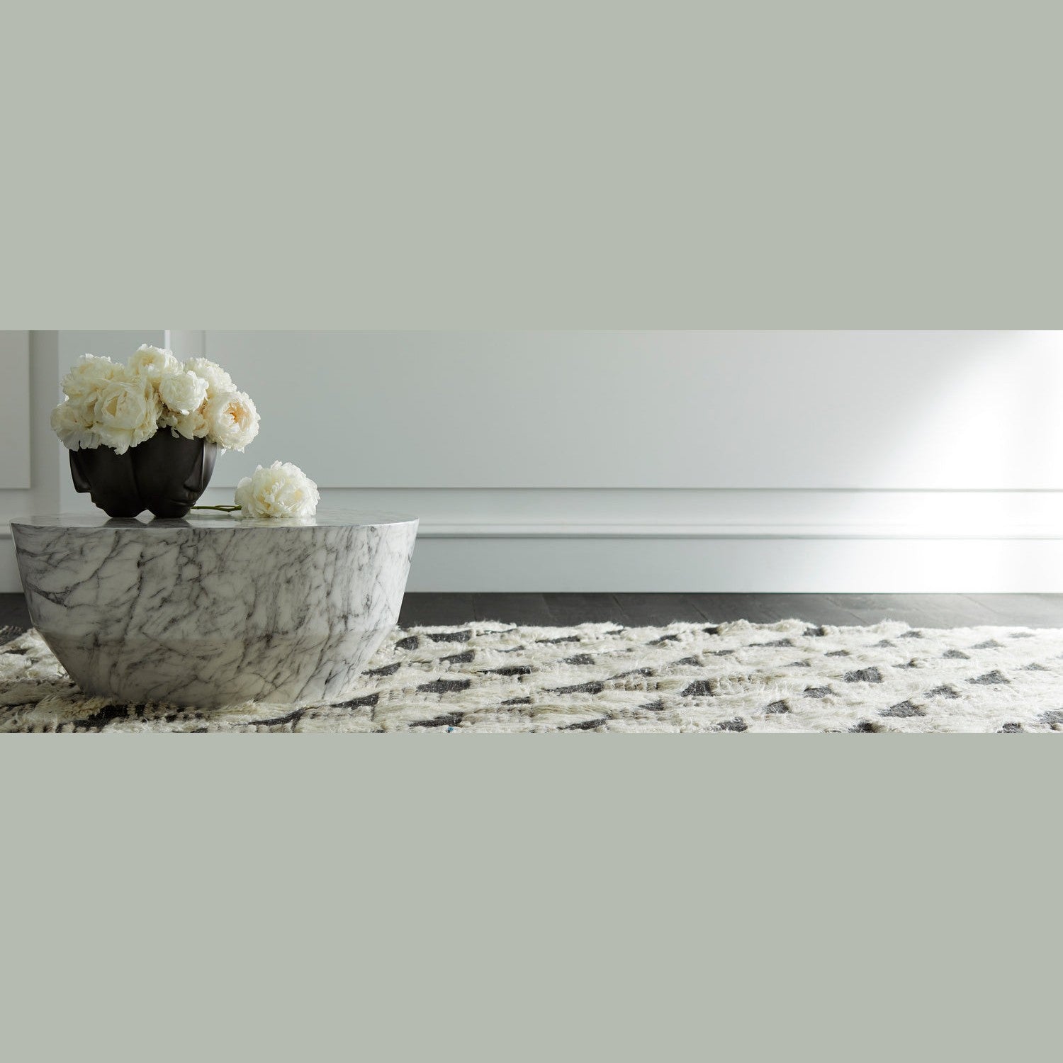 Arteriors - 5639 - Cocktail Table - Godwin - White Faux Marble