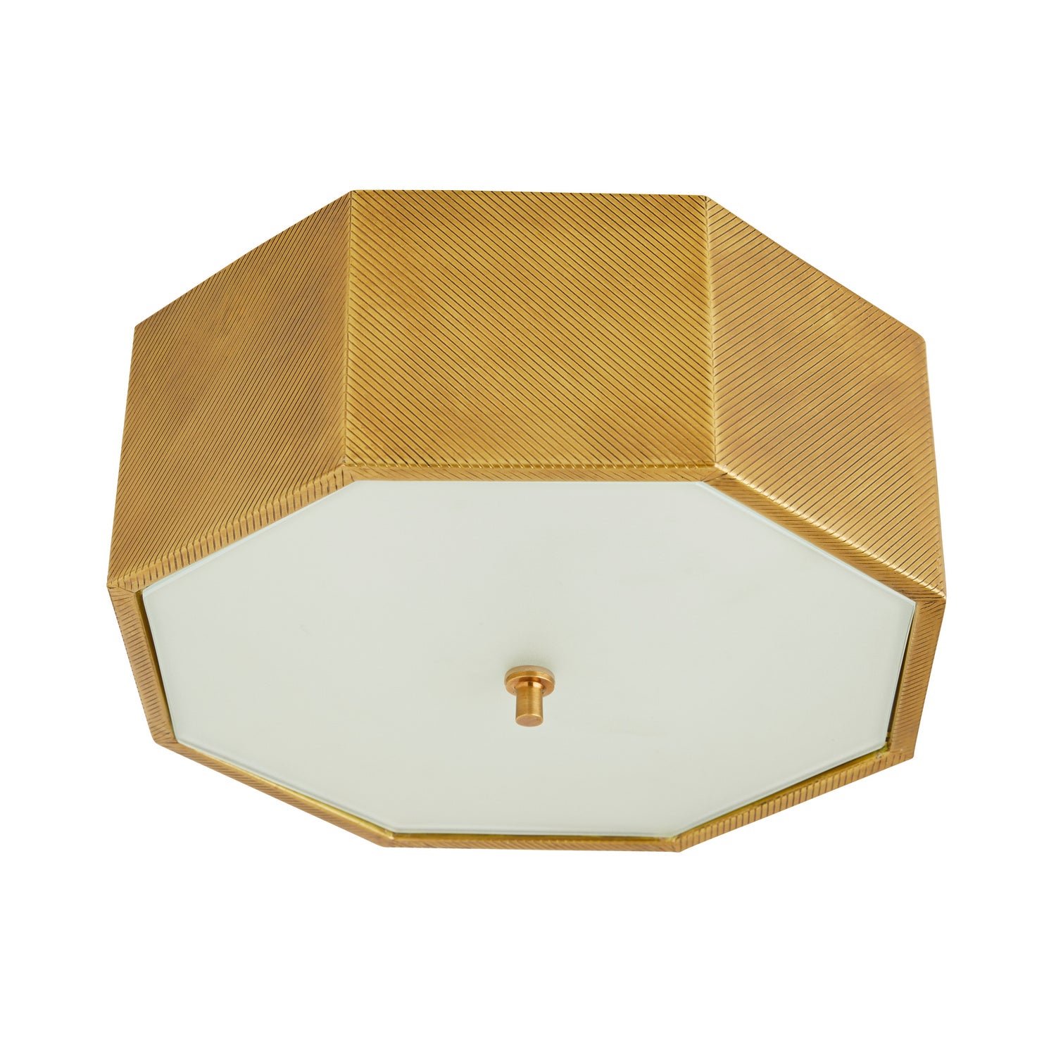 Arteriors - 44763 - Two Light Semi-Flush Mount - Grespan - Antique Brass