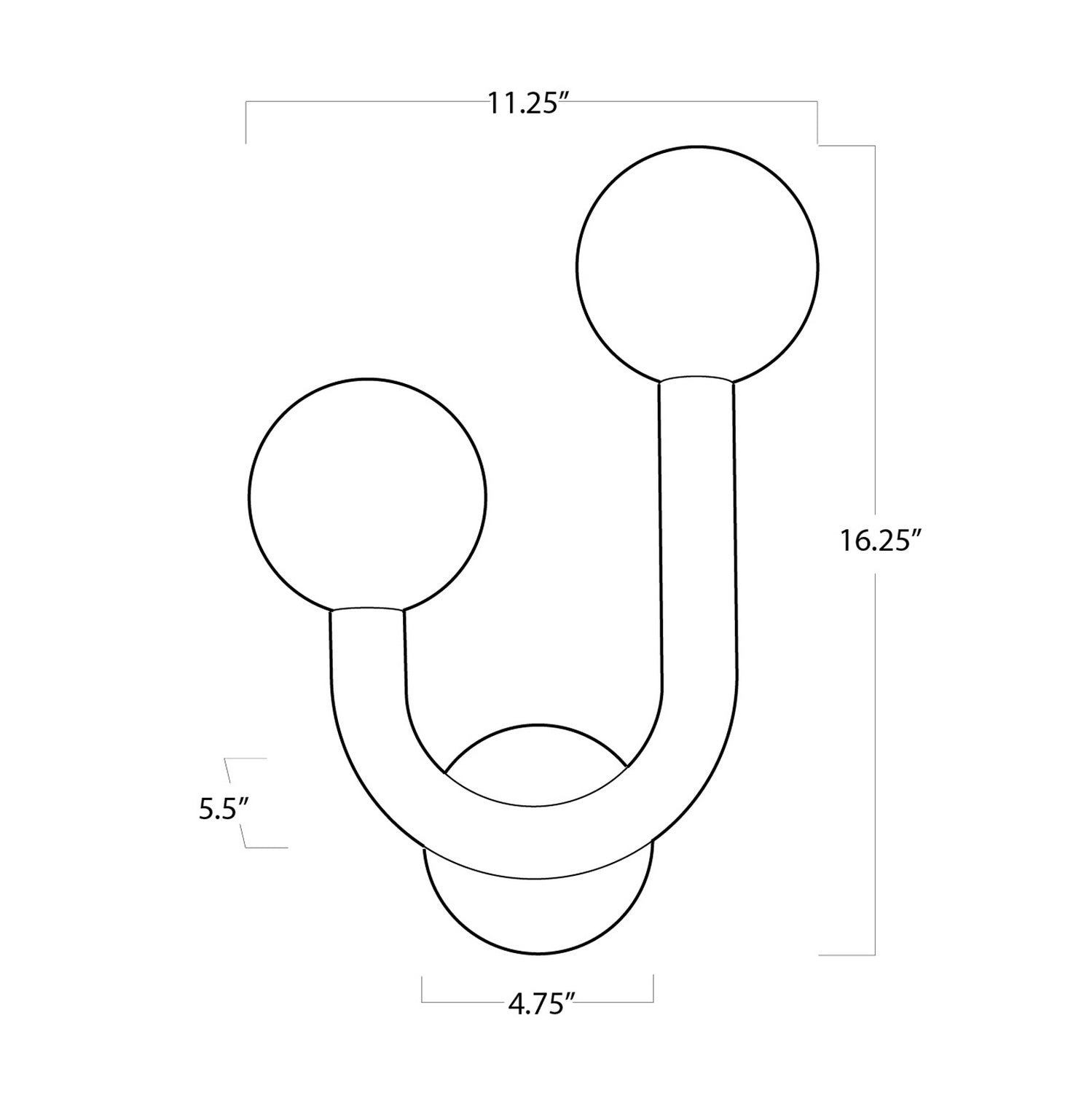 Regina Andrew - 15-1144L-ORB - LED Wall Sconce - Happy - Oil Rubbed Bronze