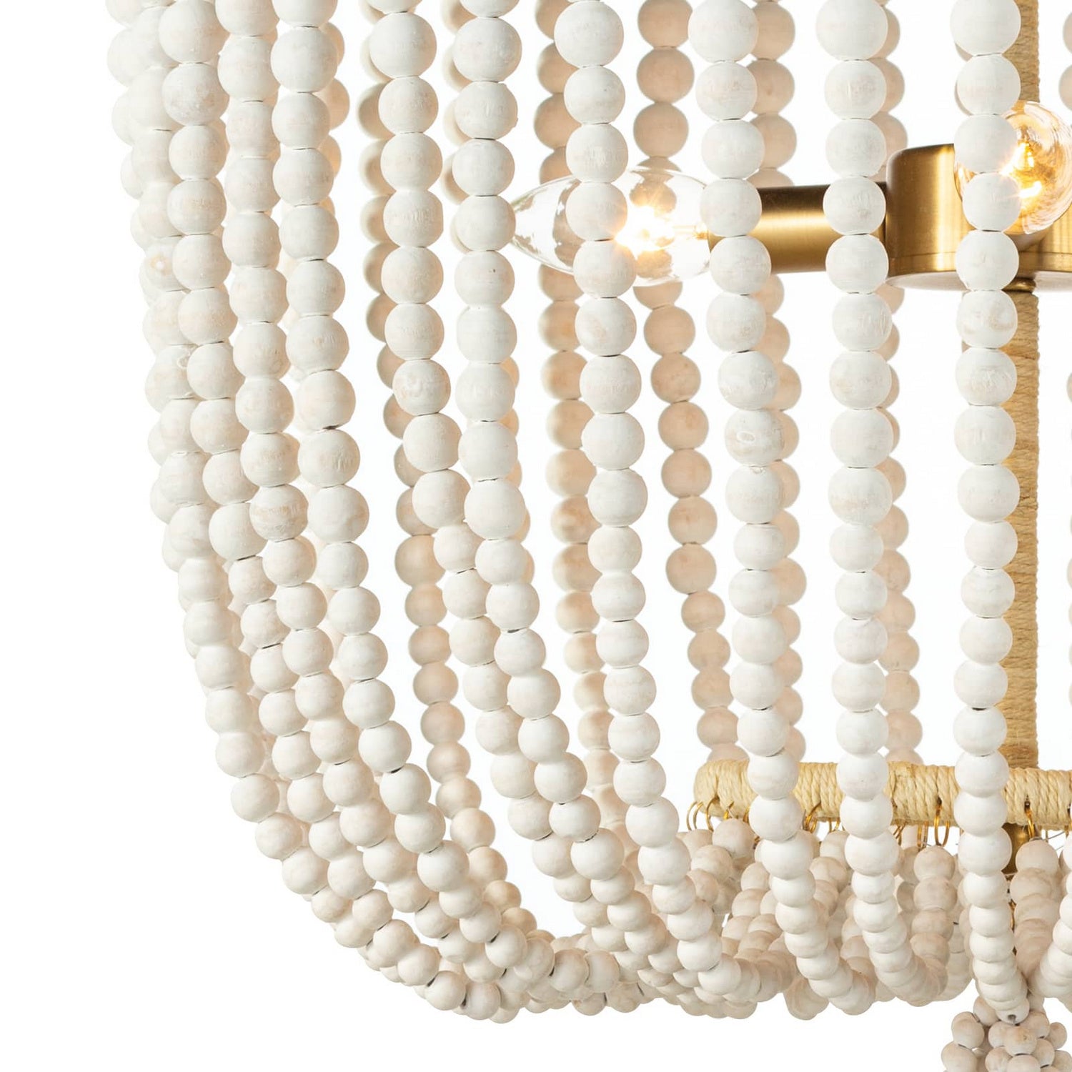 Regina Andrew - 16-1222WT - Three Light Chandelier - Milos - White