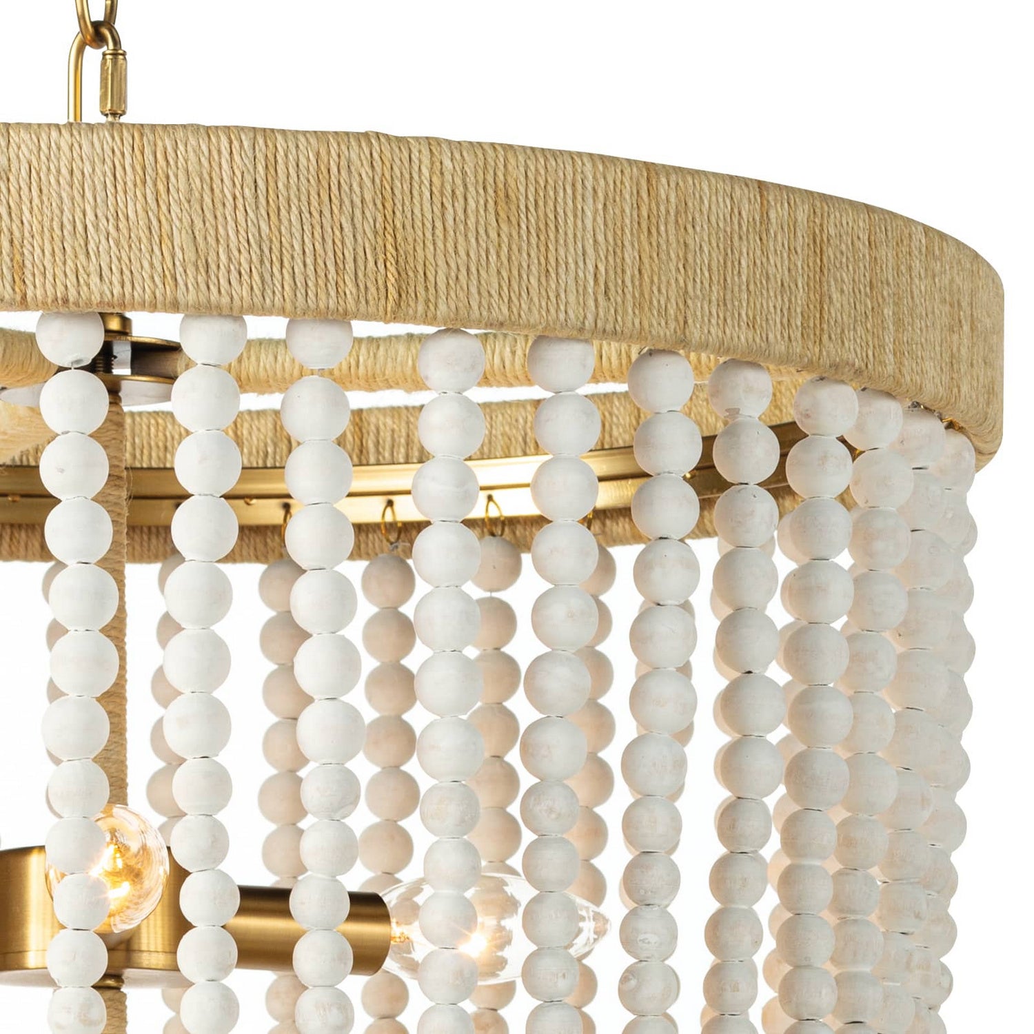Regina Andrew - 16-1222WT - Three Light Chandelier - Milos - White