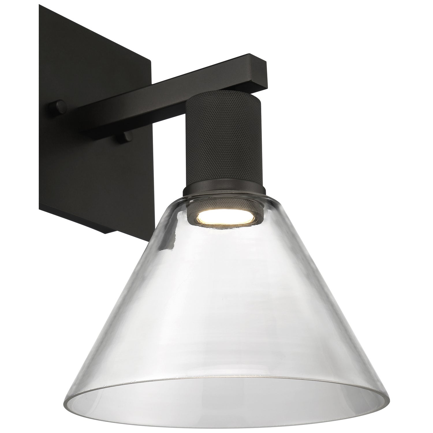 Access - 63143LEDD-MBL/CLR - LED Wall Sconce - Port Nine Martini - Matte Black