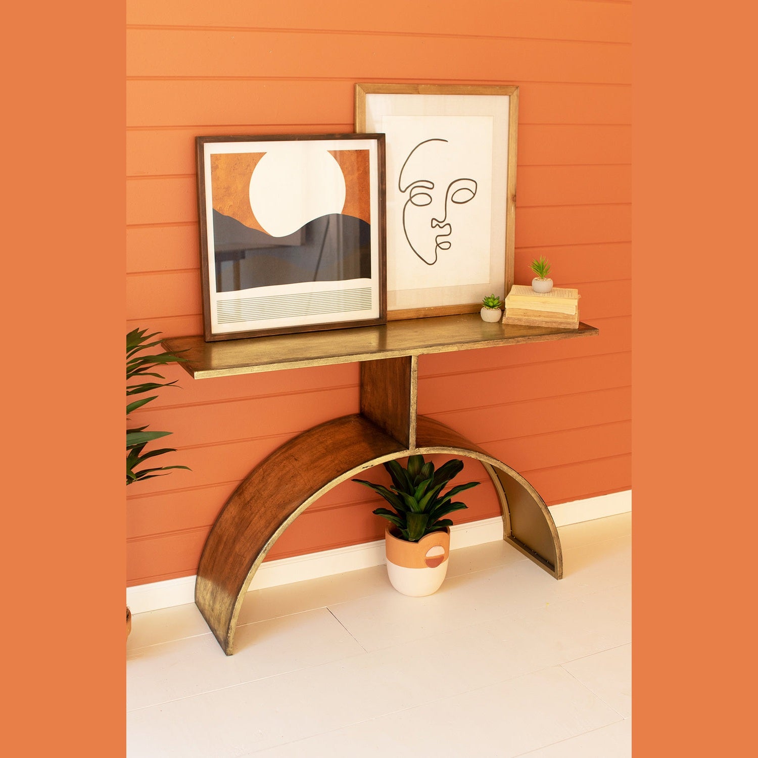 Kalalou - CLL2548 - Console Table - Gold