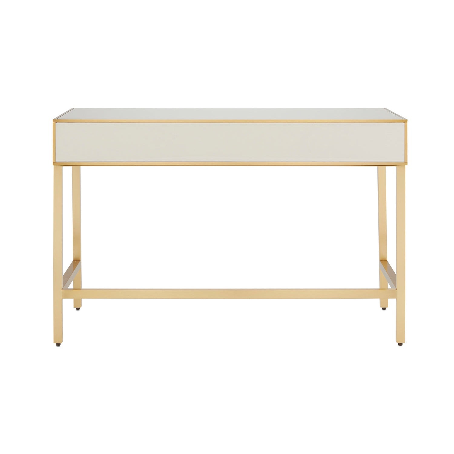 Currey and Company - 3000-0185 - Vanity - Arden Collection - Ivory/Satin Brass