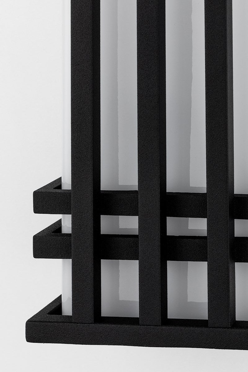 Troy Lighting - B5411-TBK - One Light Wall Sconce - San Mateo - Textured Black