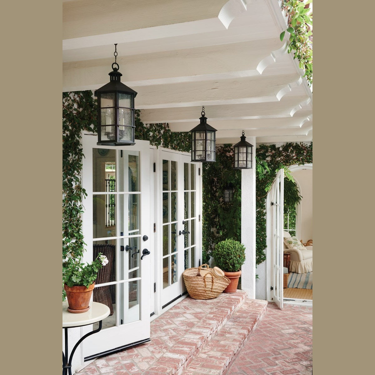 Troy Lighting - F2526-FRN - Four Light Outdoor Lantern - Lake County - French Iron