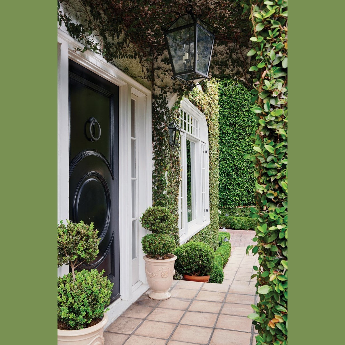 Troy Lighting - F4128-FRN - Four Light Outdoor Lantern - Santa Barbara County - French Iron