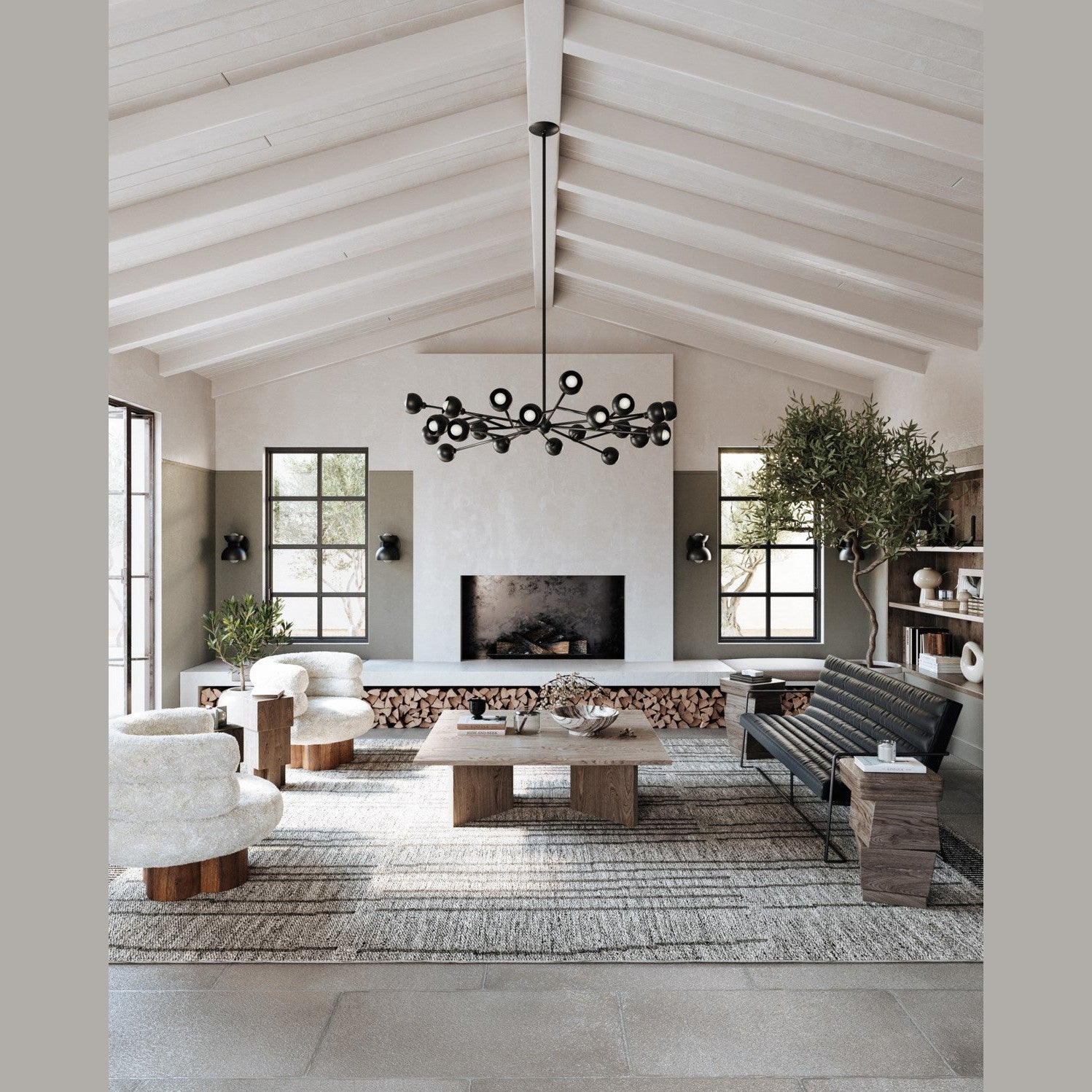 Troy Lighting - F7424-SBK - 24 Light Chandelier - Colt - Soft Black