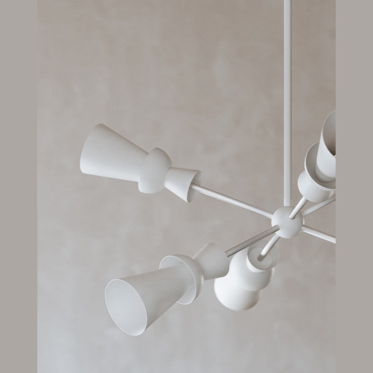 Troy Lighting - F7906-GSW - Six Light Chandelier - Florence - Gesso White