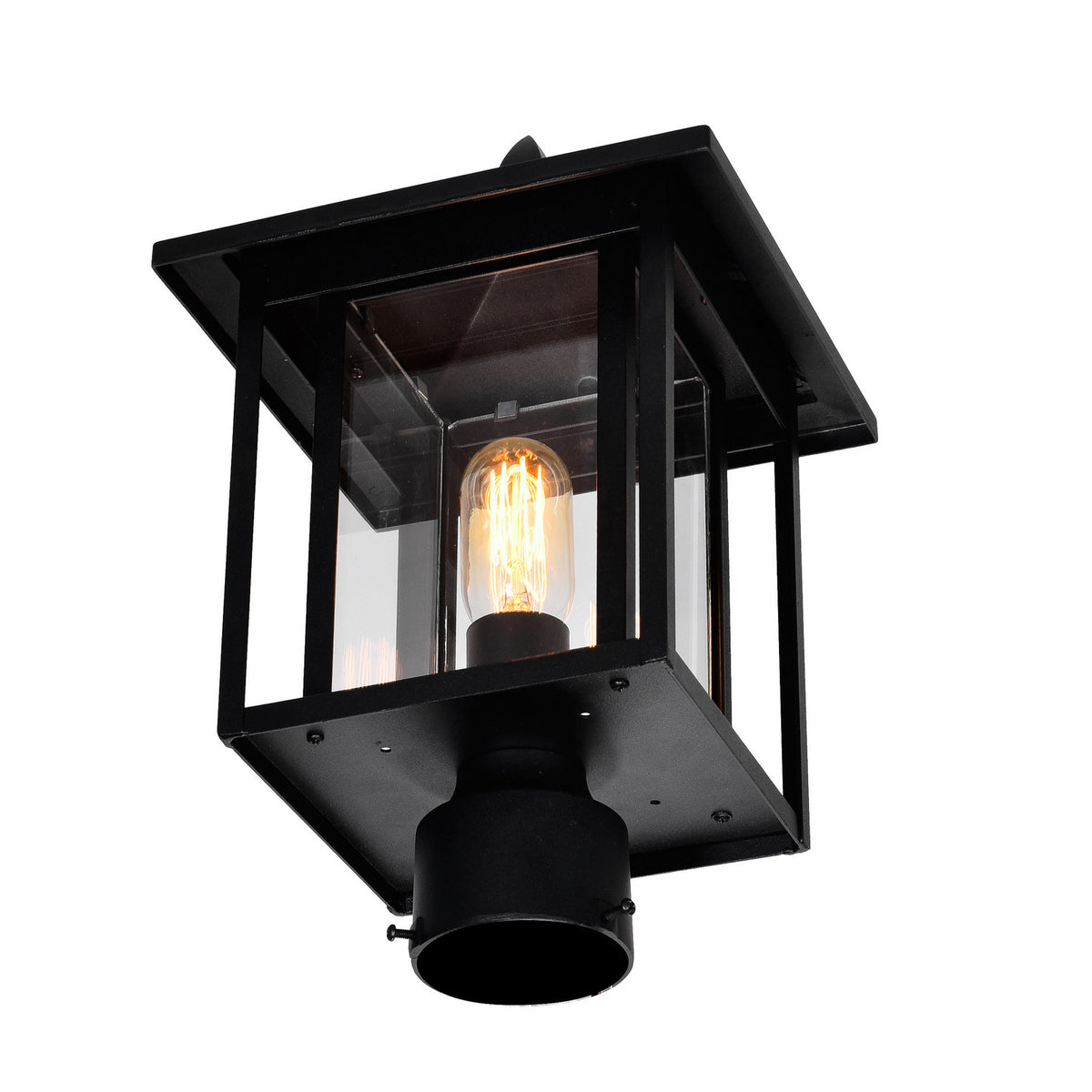 CWI Lighting - 0417PT9-1-101 - One Light Outdoor Lantern Head - Crawford - Black