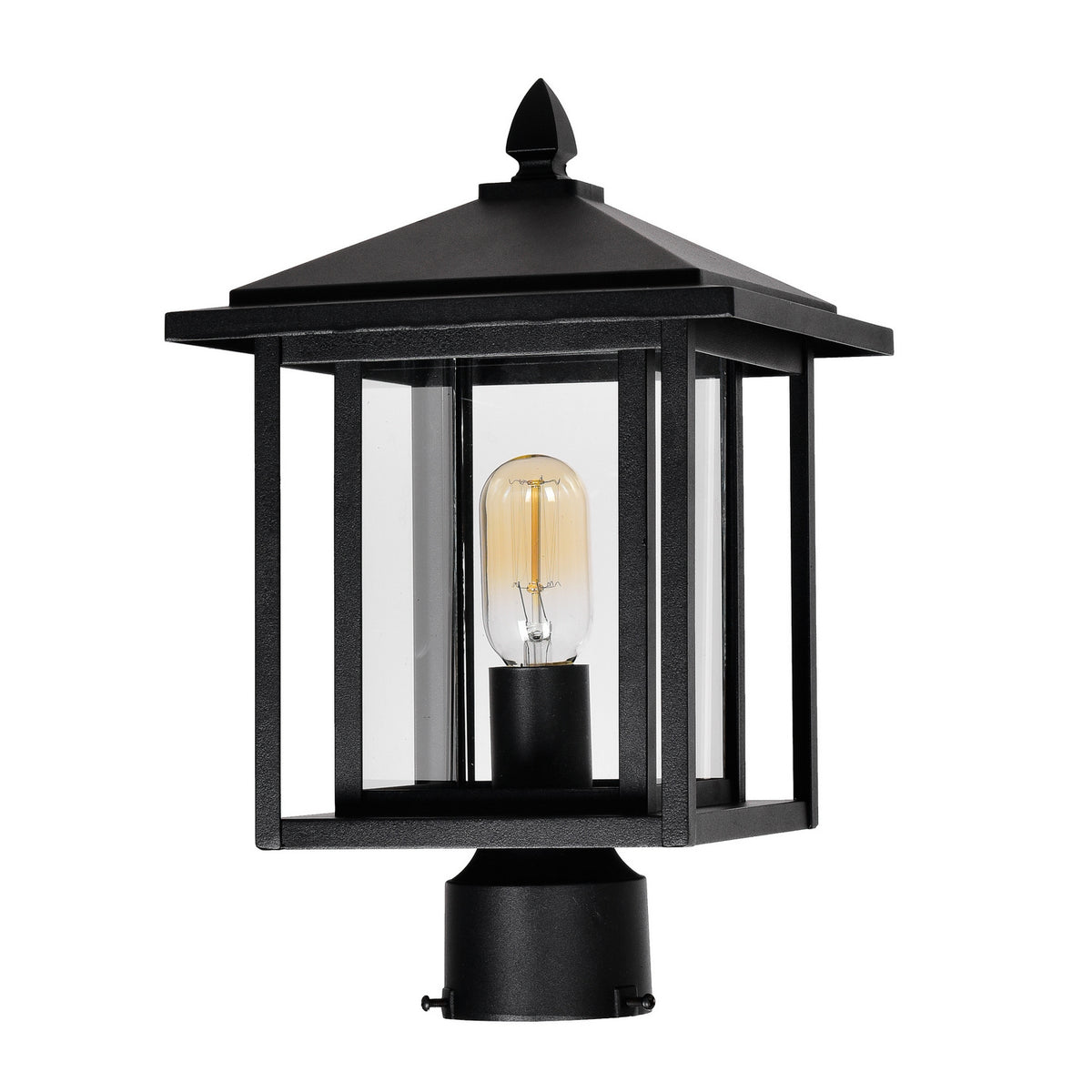 CWI Lighting - 0417PT9-1-101 - One Light Outdoor Lantern Head - Crawford - Black
