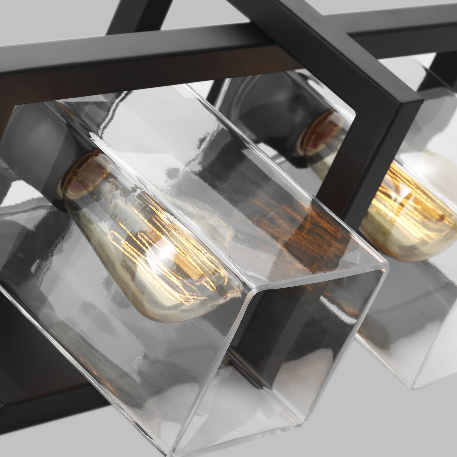 Generation Lighting - 4441502-112 - Two Light Wall / Bath - Mitte - Midnight Black