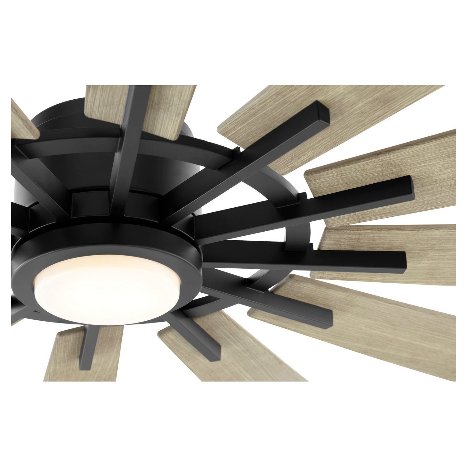 Quorum - 47212-5942 - 72"Patio Fan - Cirque - Matte Black