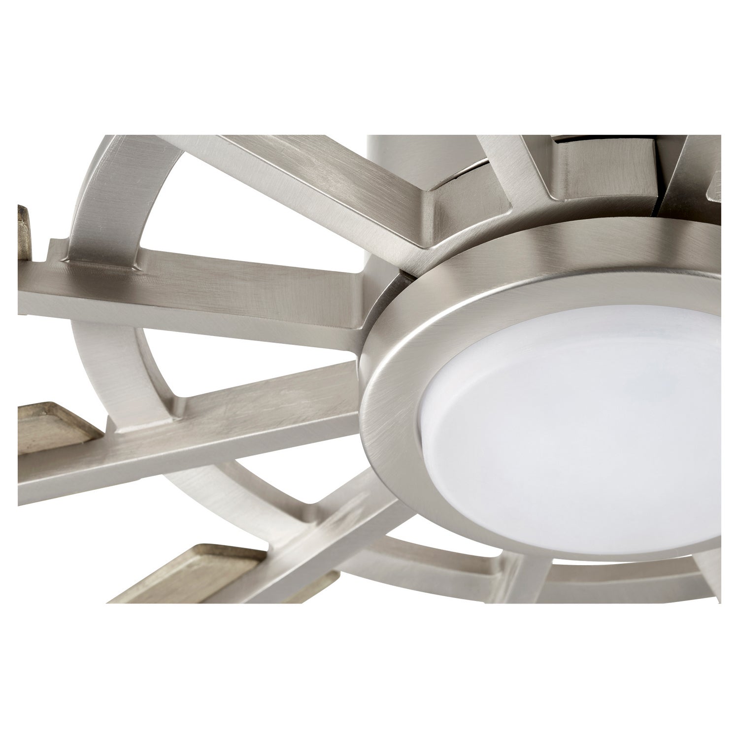 Quorum - 47212-65 - 72"Patio Fan - Cirque - Satin Nickel