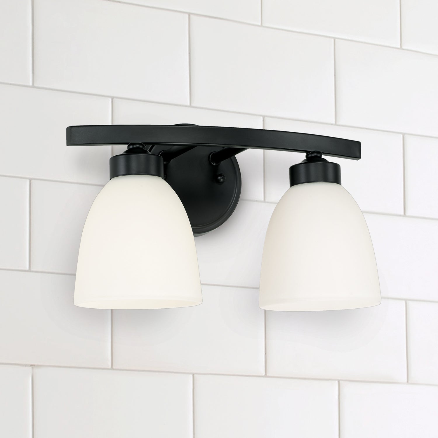 Capital Lighting - 114321MB-333 - Two Light Vanity - Jameson - Matte Black